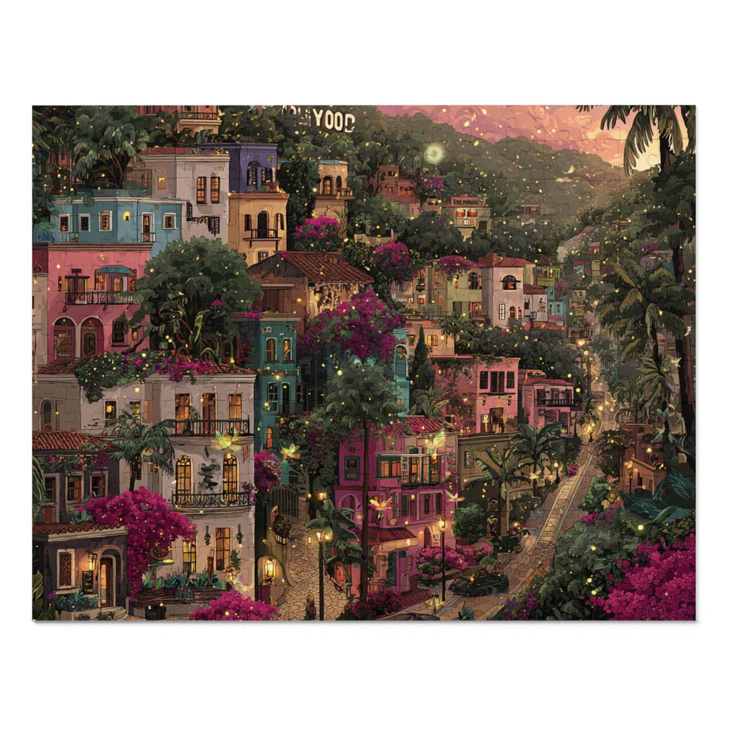 Los Angeles Hollywood Jigsaw Puzzlewith Tin – 500 Piece