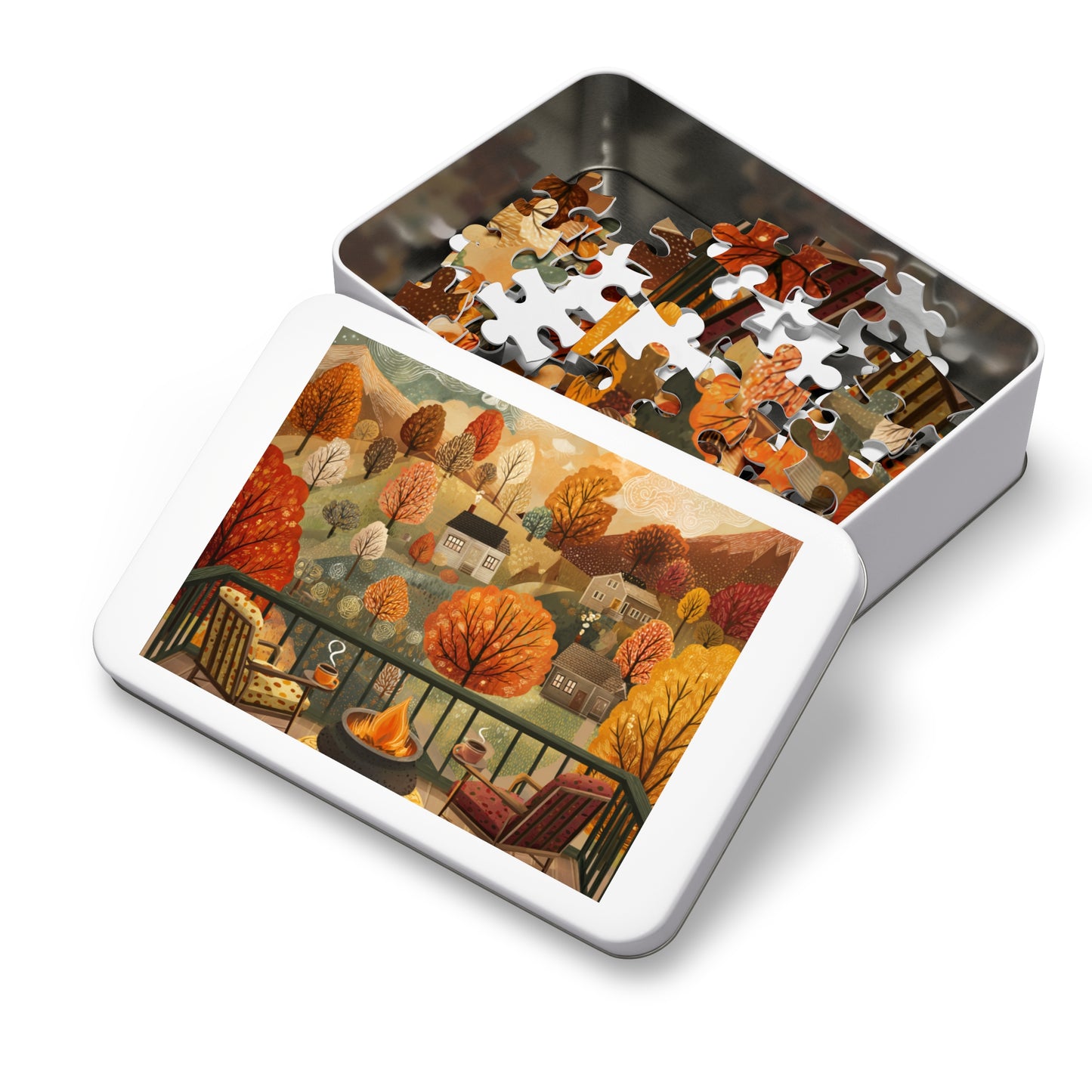 Autumn Cabin Jigsaw Puzzle
