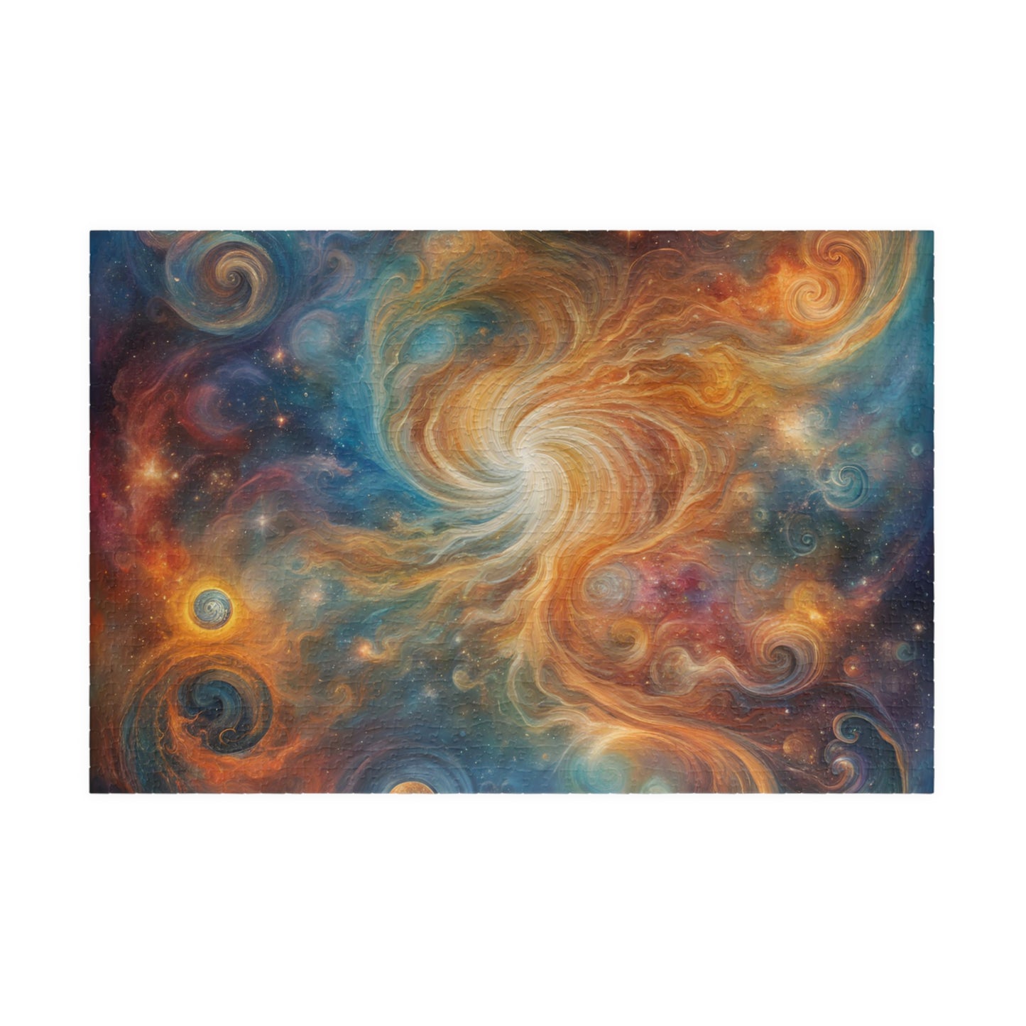 Celestial Mysteries Puzzle (110, 252, 520, 1014-piece), Celestial mysteries cosmic puzzle with stars, planets, and nebulae