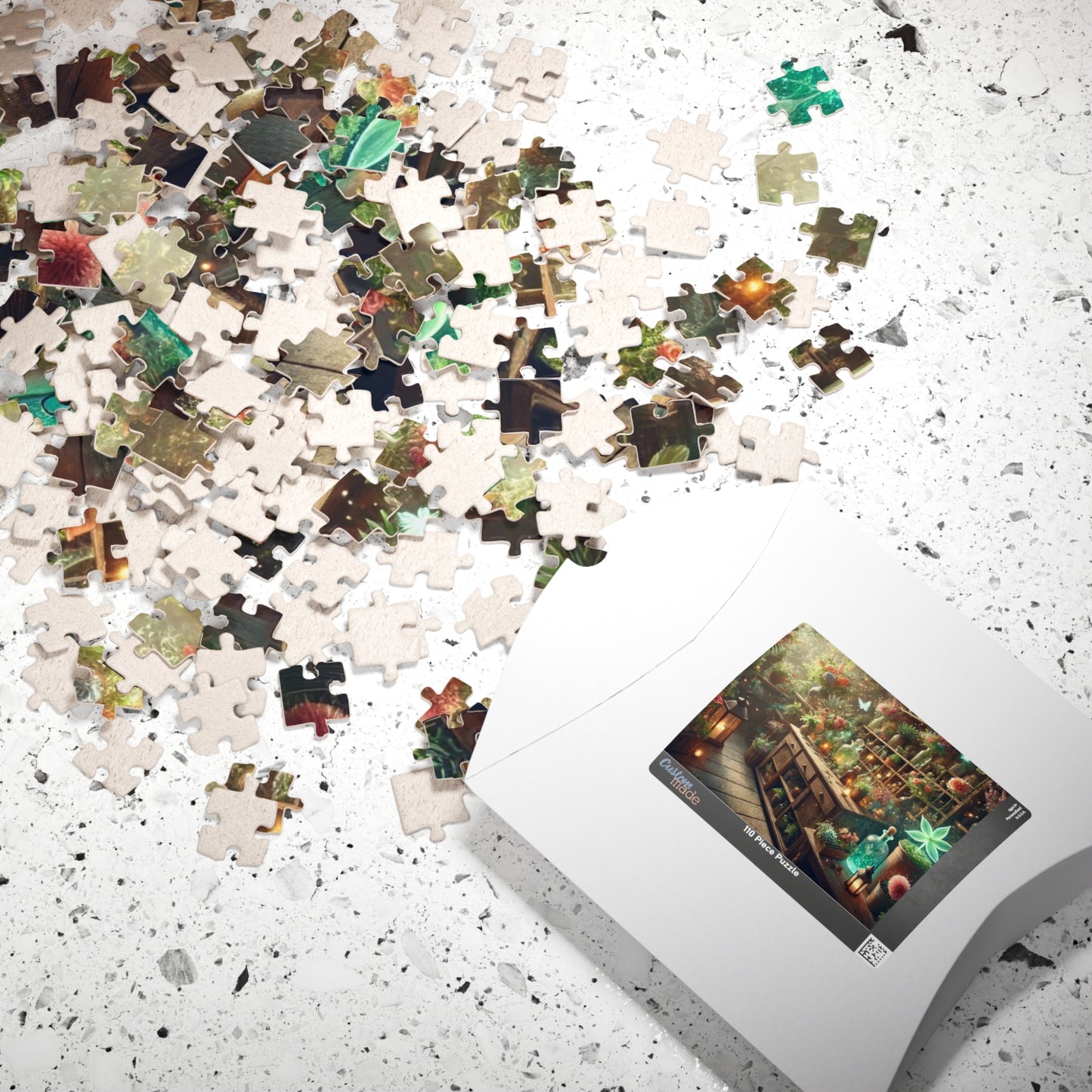 The Magical Flower Shop Puzzle (110, 252, 520, 1014-piece), Magical flower puzzle for adults, gifts for her