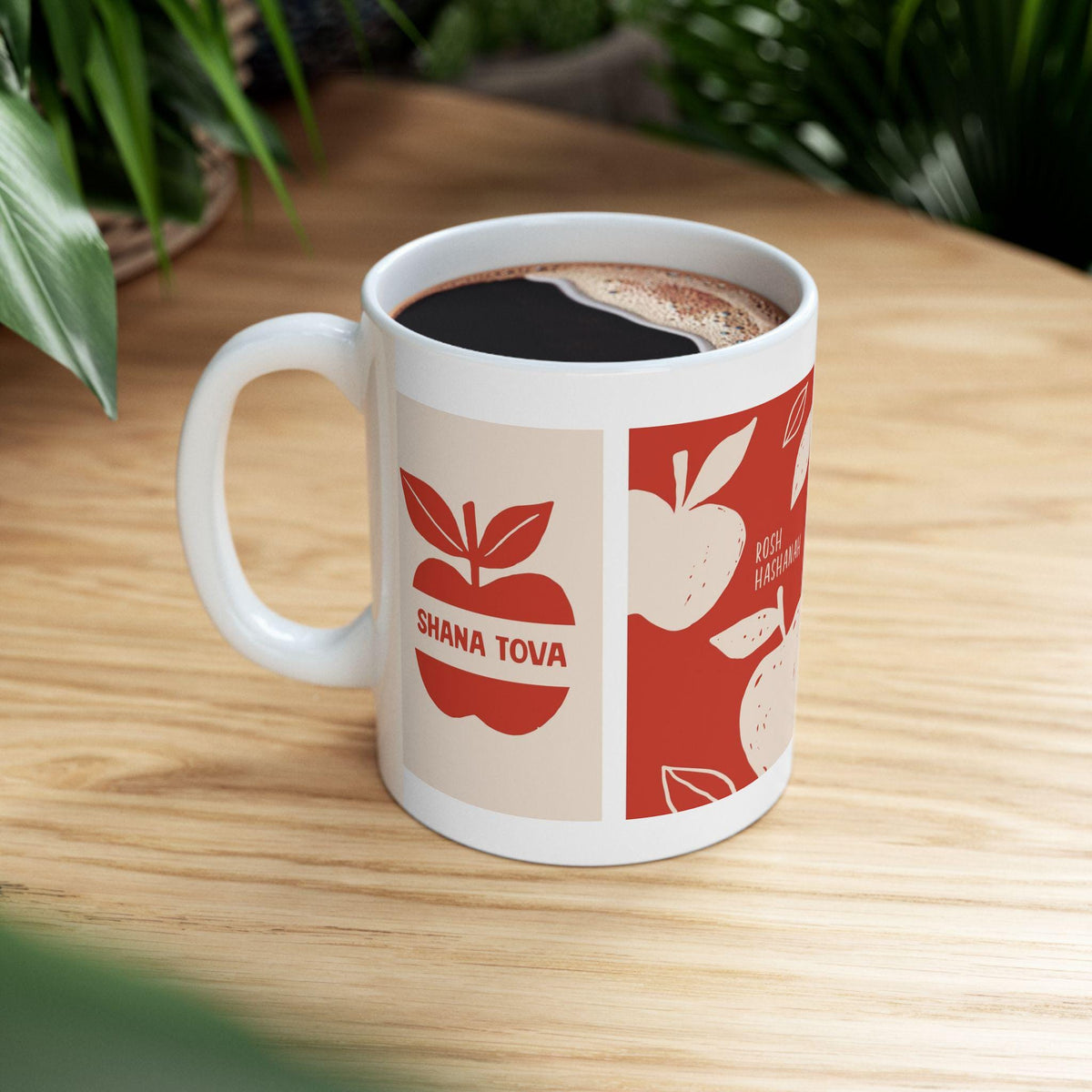 Shana Tova Mug, Rosh Hashanah Coffee Cup, Jewish Holiday Tea Mug, Sweet New Year Gift, Festive High Holidays Mug, 11 oz and 15 oz