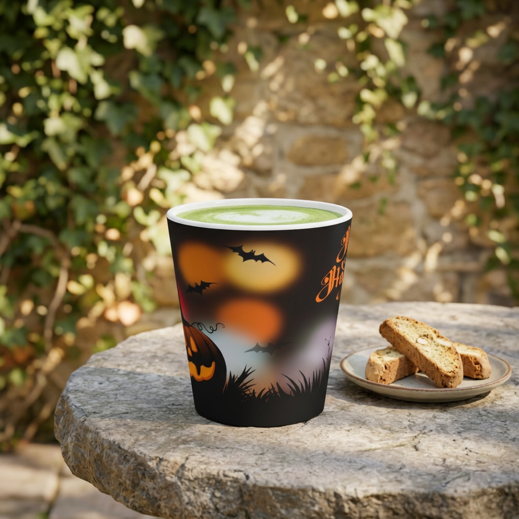 Halloween Pumpkin Latte Mug – Spooky Jack-O'-Lantern Coffee Cup