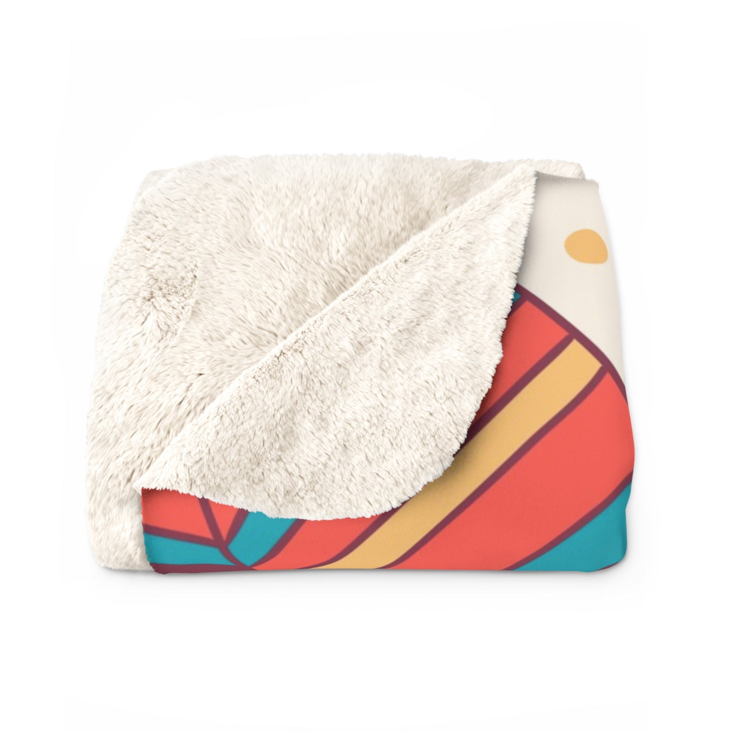 Colorful Leaf Sherpa Blanket | Cozy Fall Throw | Soft Plush Fleece | Warm Autumn Home Decor Gift | Jazz N’ Coffee Puzzles