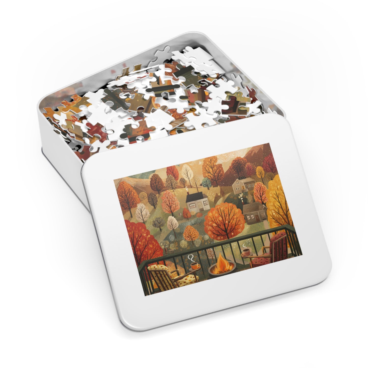 Autumn Cabin Jigsaw Puzzle
