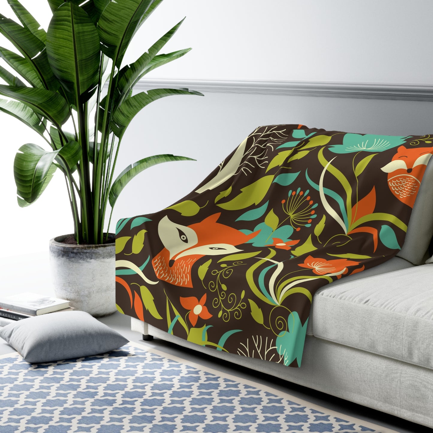 Fox Meadow Sherpa Blanket