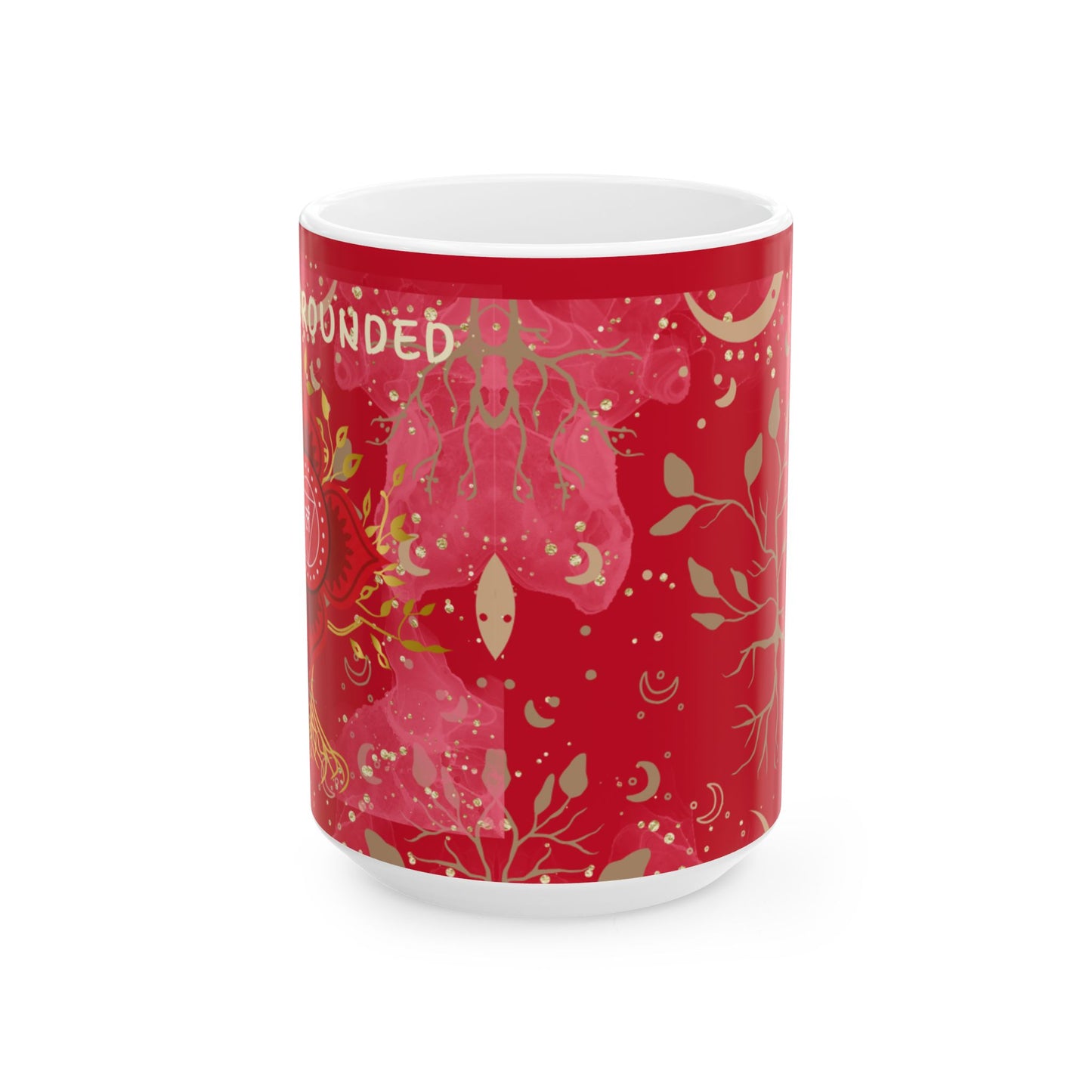 Root Chakra Mug, Ethereal Chakra Mug Collection, Grounding/ Stability Mug, 11oz, 15oz, or 20oz, Spiritual Coffee Mug, Healing Gift