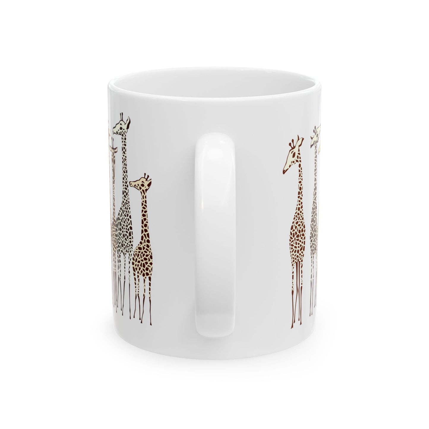 Adorable Giraffe Family Mug, Whimsical Animal Coffee Mug, Safari Wildlife Gift, Birthday Gift, 11oz and 15oz