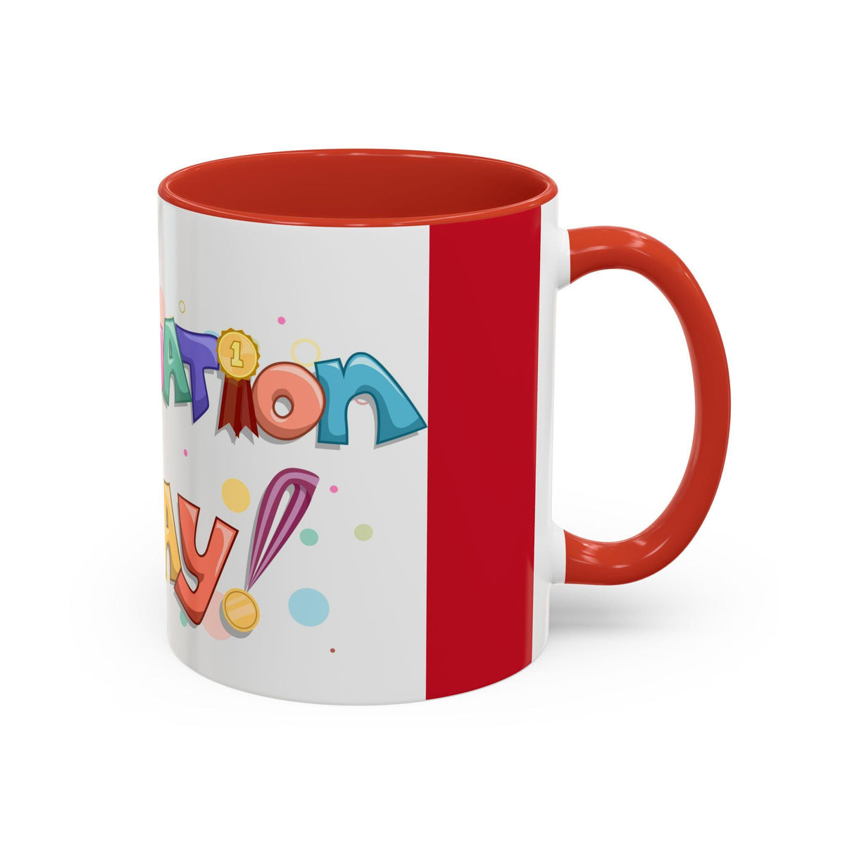Graduation Celebration Coffee Mug, Colorful Mug, Graduation Gift, School Pride Mug, 11oz 15oz Coffee Cup