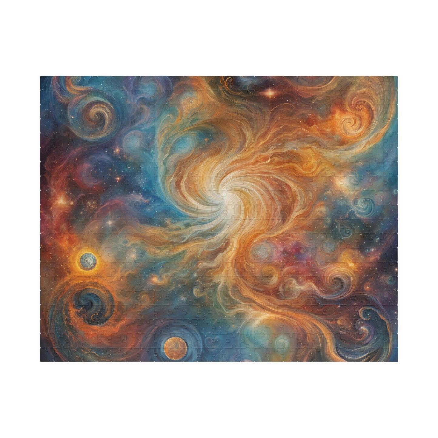 Celestial Mysteries Puzzle (110, 252, 520, 1014-piece), Celestial mysteries cosmic puzzle with stars, planets, and nebulae