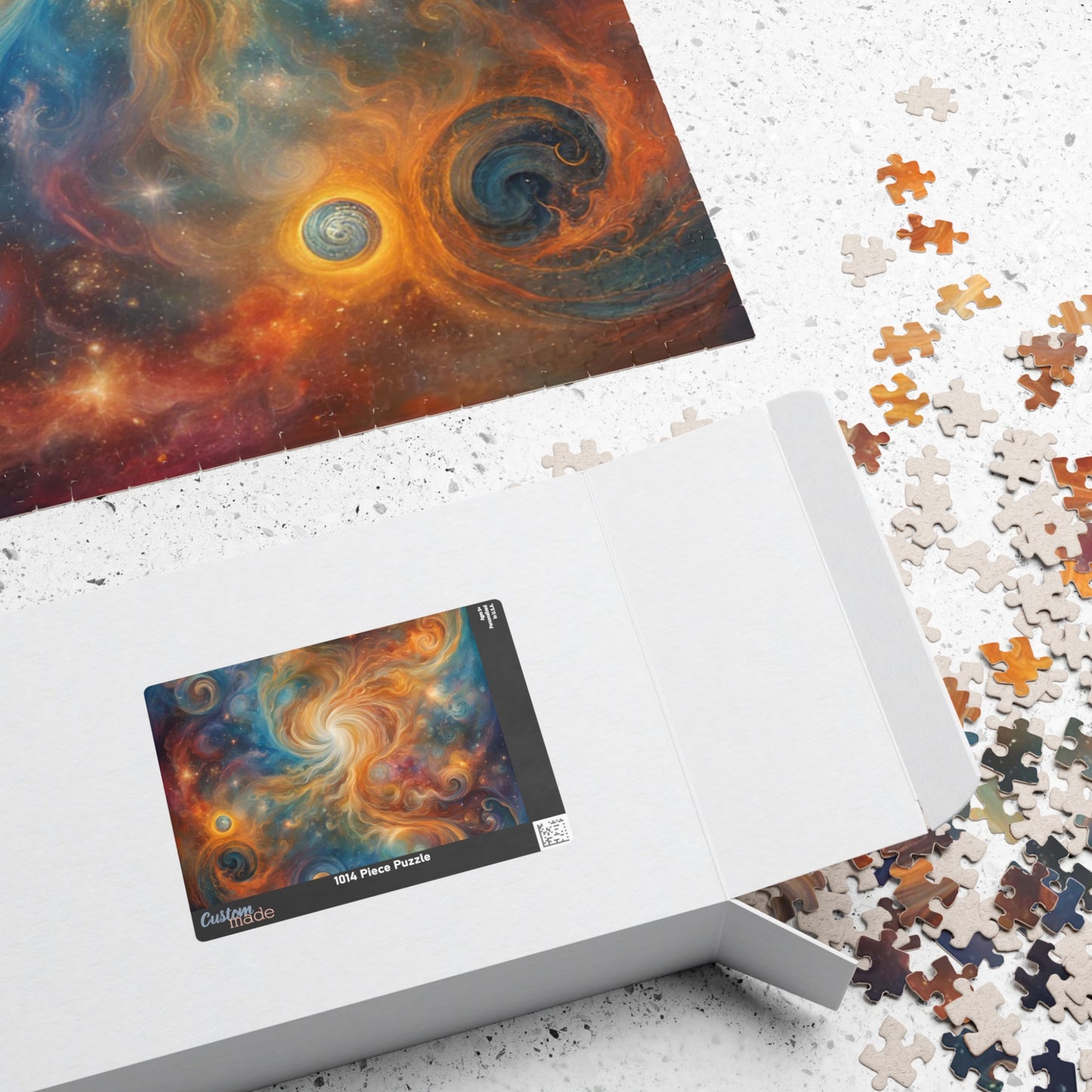 Celestial Mysteries Puzzle (110, 252, 520, 1014-piece), Celestial mysteries cosmic puzzle with stars, planets, and nebulae