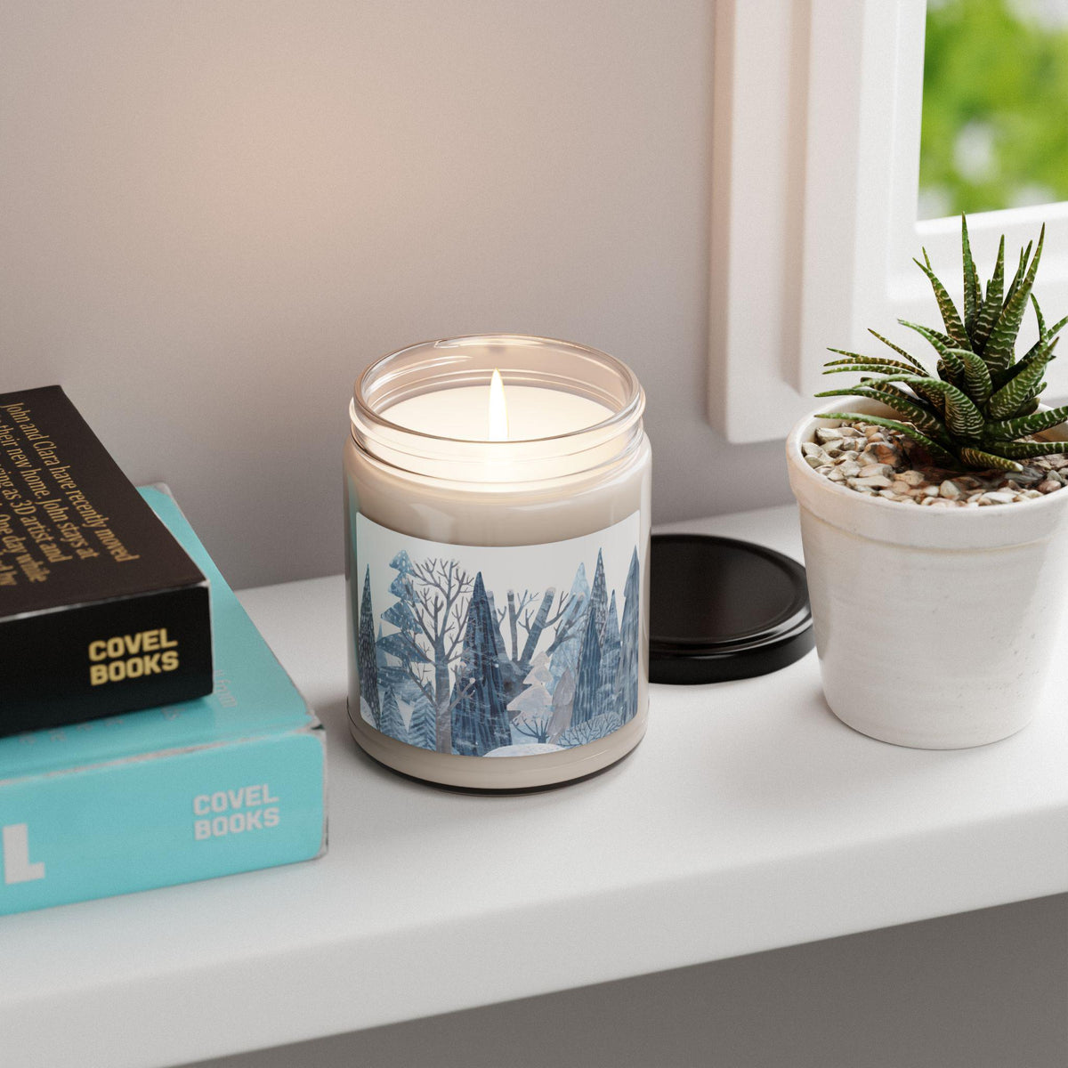 Cozy Winter Wonderland Scented Soy Candle, 9oz | Rustic Home Decor, Holiday Gift, Relaxation, Spa, Aromatherapy