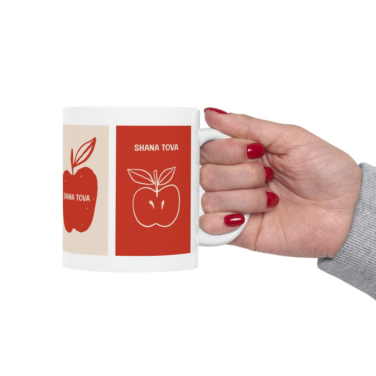 Shana Tova Mug, Rosh Hashanah Coffee Cup, Jewish Holiday Tea Mug, Sweet New Year Gift, Festive High Holidays Mug, 11 oz and 15 oz