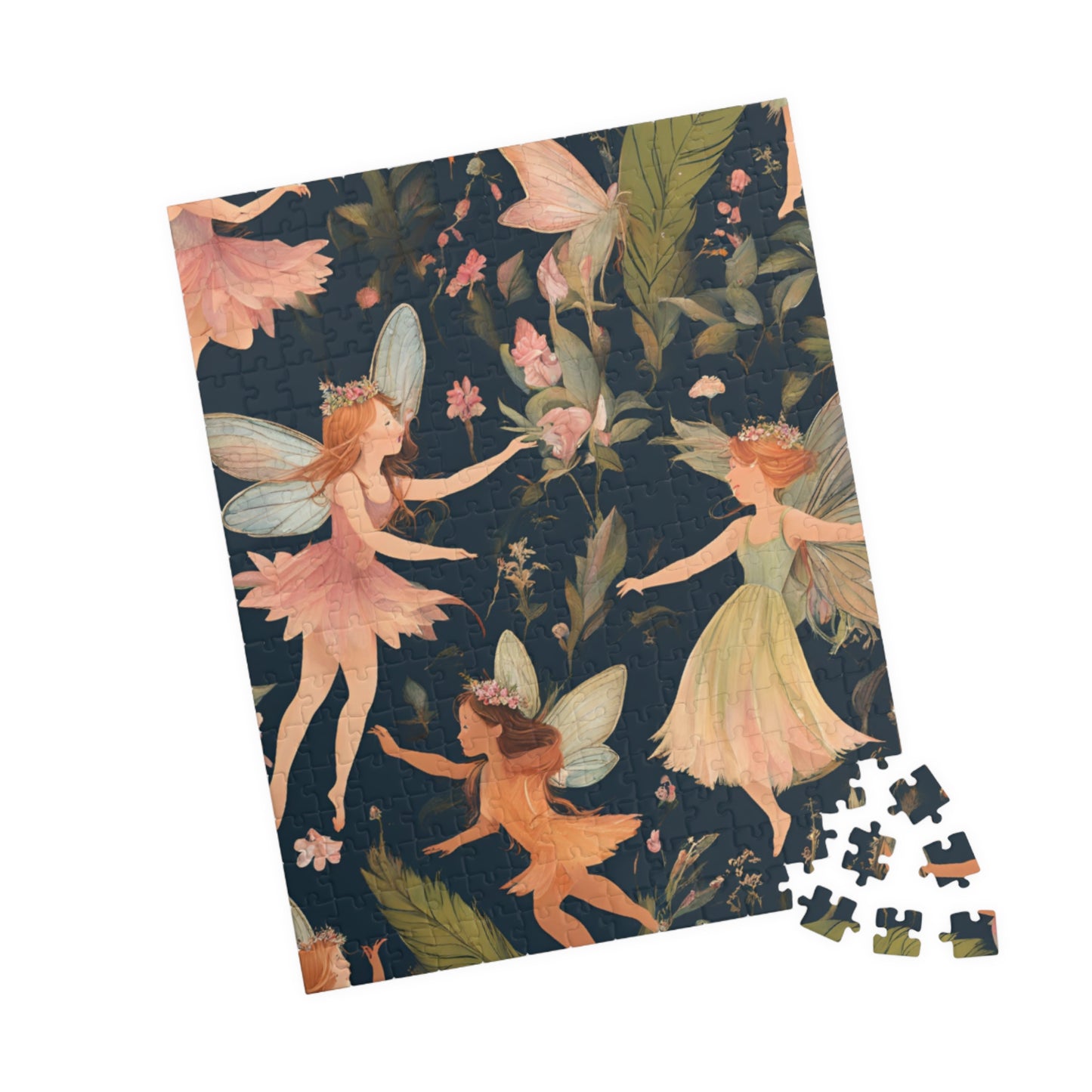 Midnight Fairy Party Puzzle - 110, 252, 520, 1014-piece | Magical Gift for Kids & Adults, Nature Lover Decor, Family Activity
