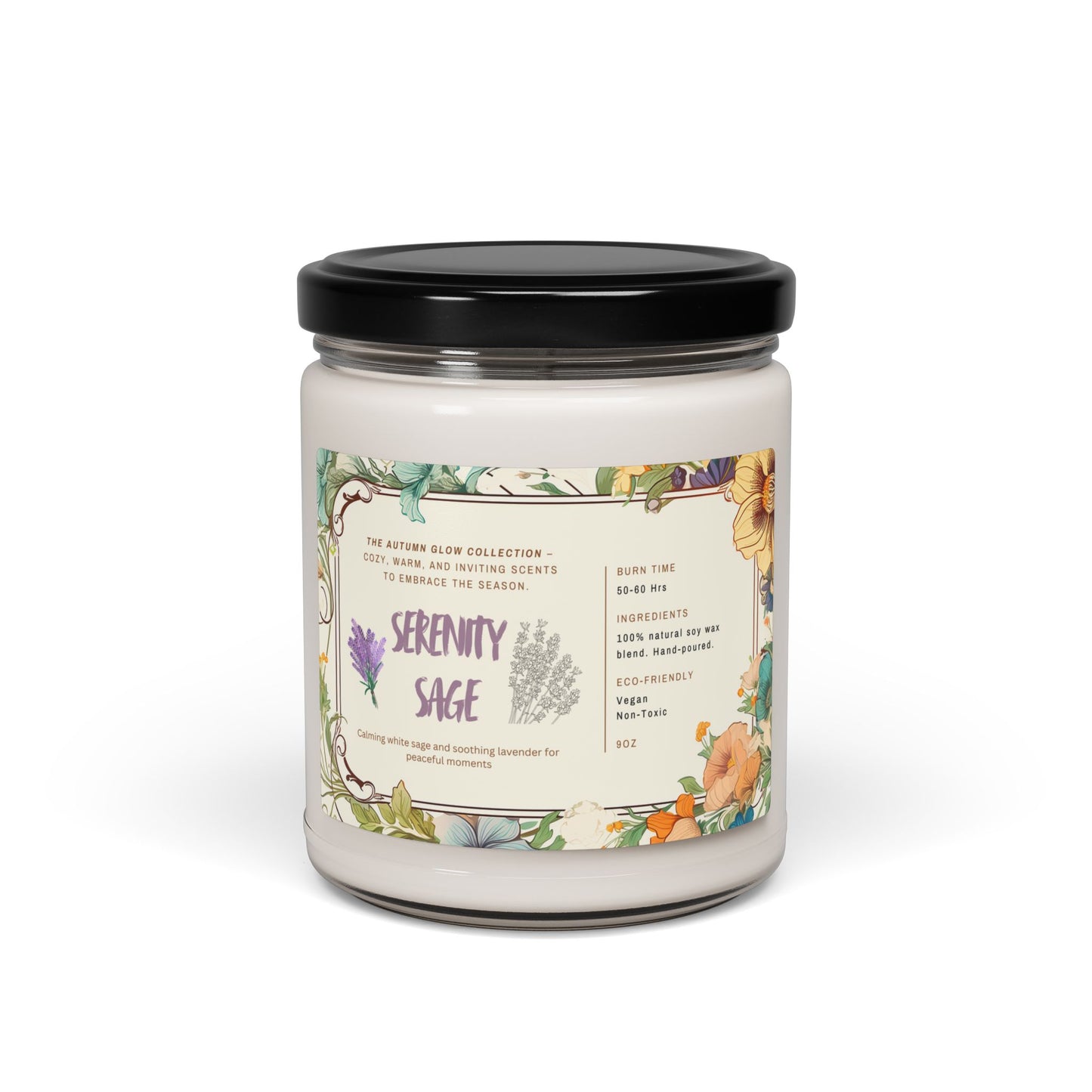 Orchard Kiss Autumn Glow Candle Collection | Cozy Fall Soy Candles | 9oz Jar | Apple Harvest, Cinnamon Vanilla, Clean Cotton | Jazz N’ Coffee Puzzles