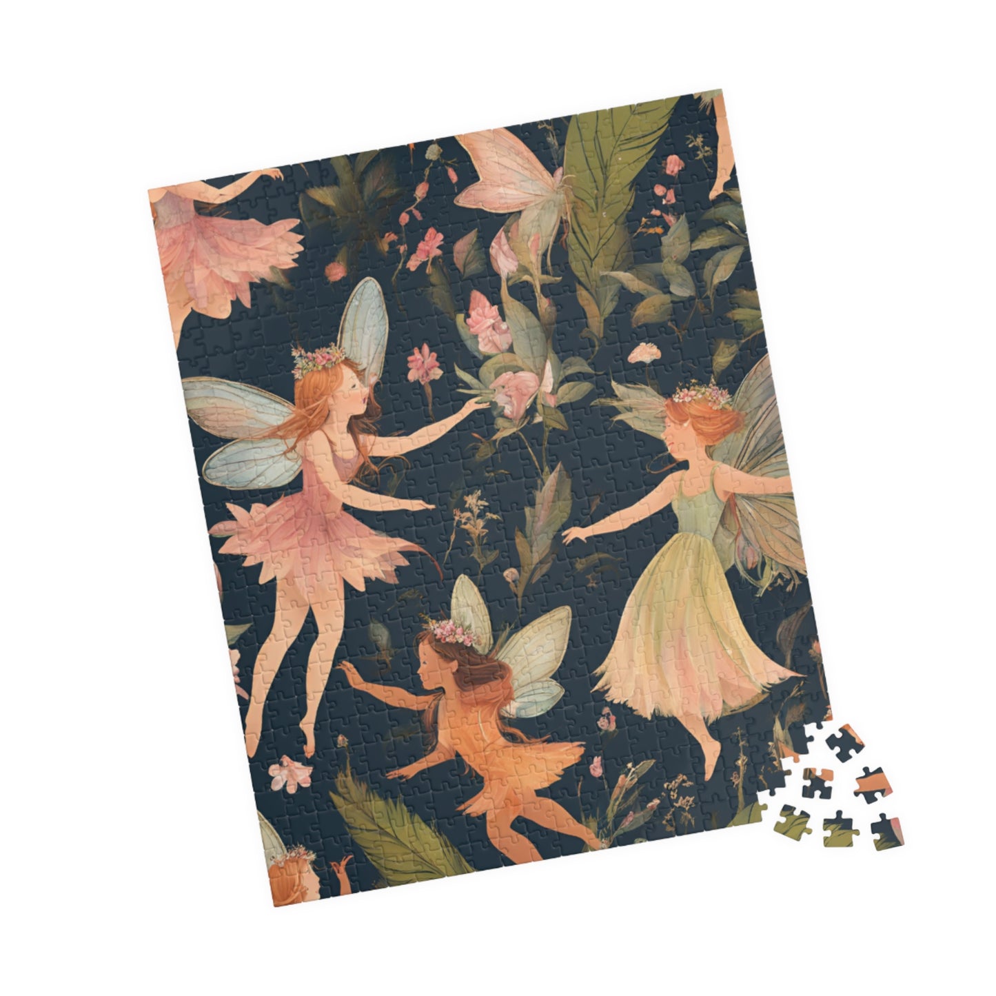 Midnight Fairy Party Puzzle - 110, 252, 520, 1014-piece | Magical Gift for Kids & Adults, Nature Lover Decor, Family Activity