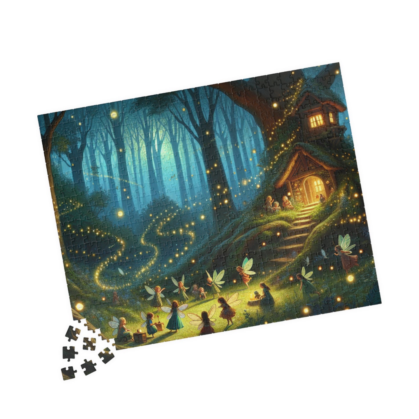 Enchanted Fairy Forest: A Magical Puzzle Adventure (110, 252, 520, 1014-Piece Jigsaw)