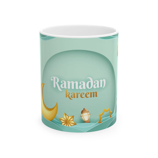 Elegant Ramadan Mug - Celebrate Ramadan, Islamic Gift, Coffee Cup, Eid Celebration, Ceremonial Drinkware
