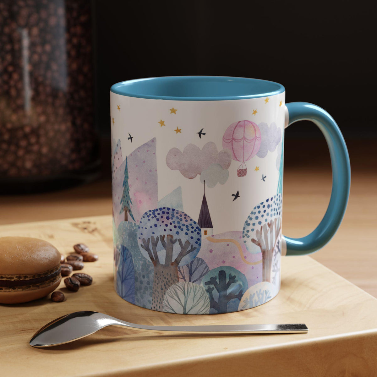 Whimsical Forest Accent Coffee Mug - Enchanting Drinkware for Cozy Moments, Gift for Nature Lovers, Home Decor, Tea and Coffee [...]