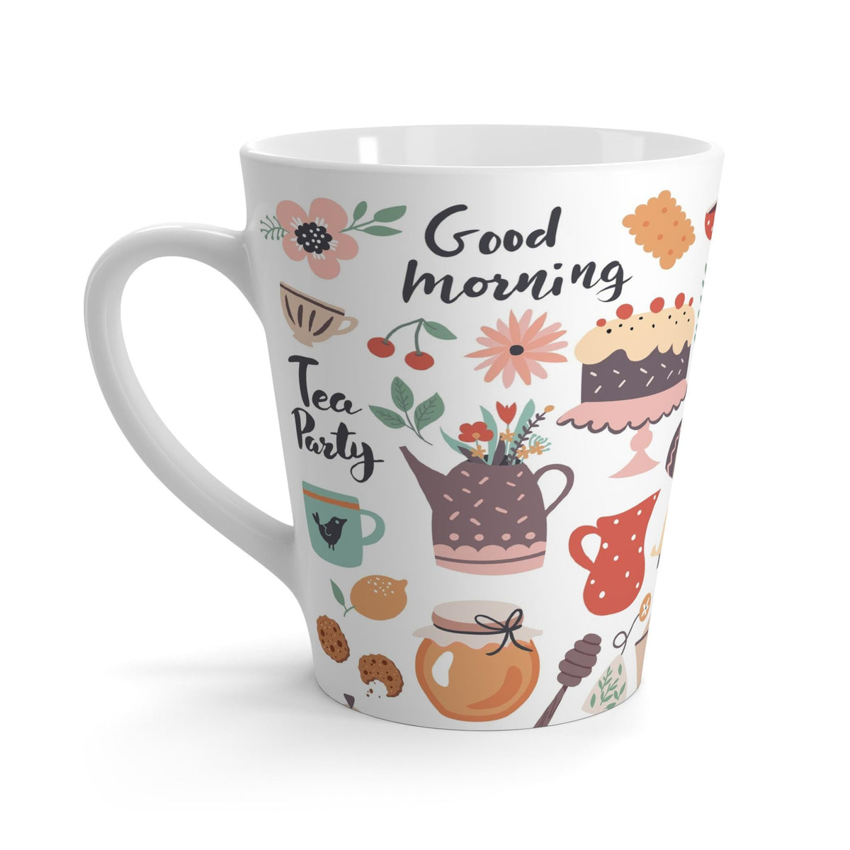 Sweet Bakery Treats Mug, Charming Coffee and Tea Cup with Dessert Design, Perfect for Pastry & Tea Lovers, 12 oz