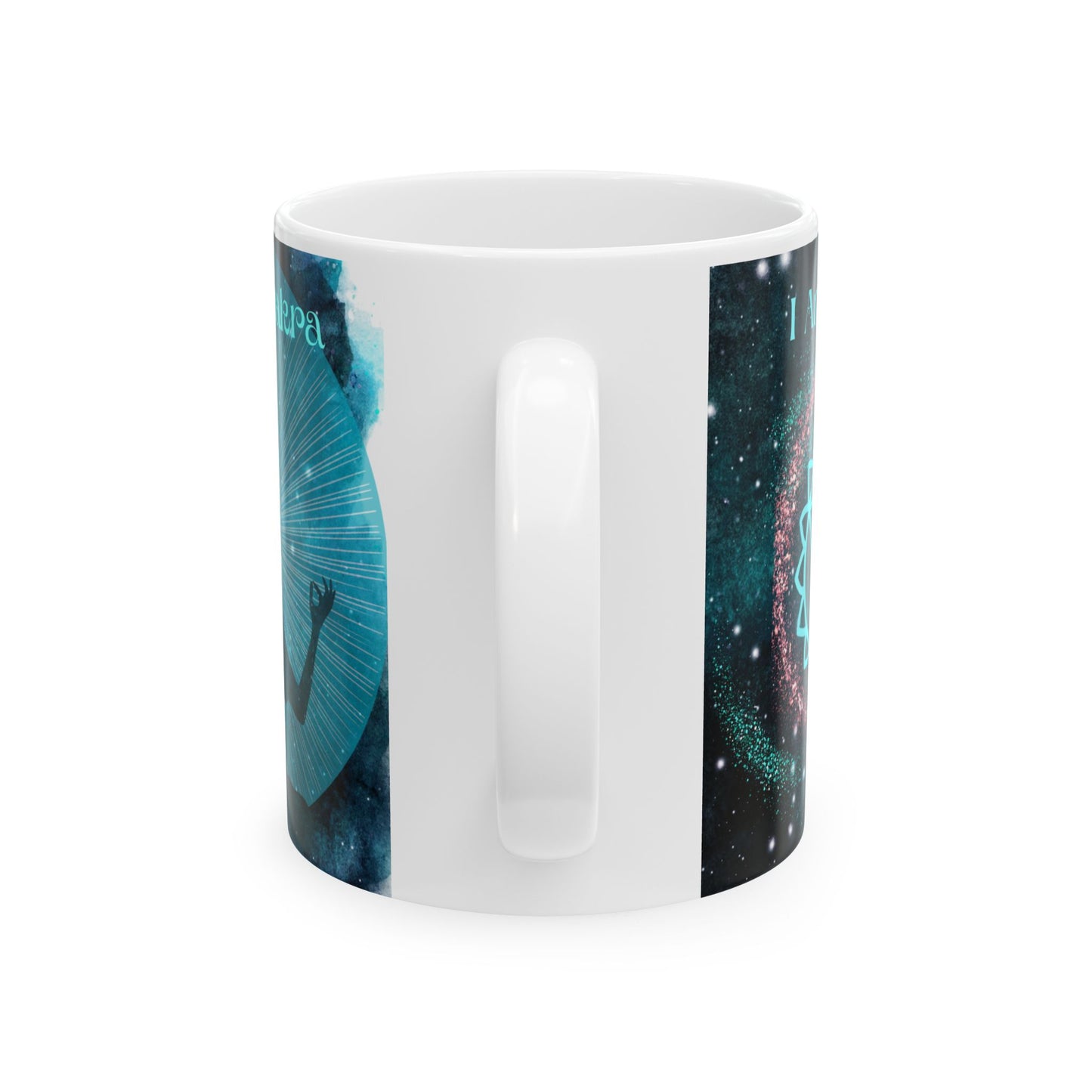 Throat Chakra Mug, Ethereal Chakra Mug Collection, 5th Chakra, Communication & Truth Mug Cup, Spiritual Gift, 11oz, 15oz Mugs