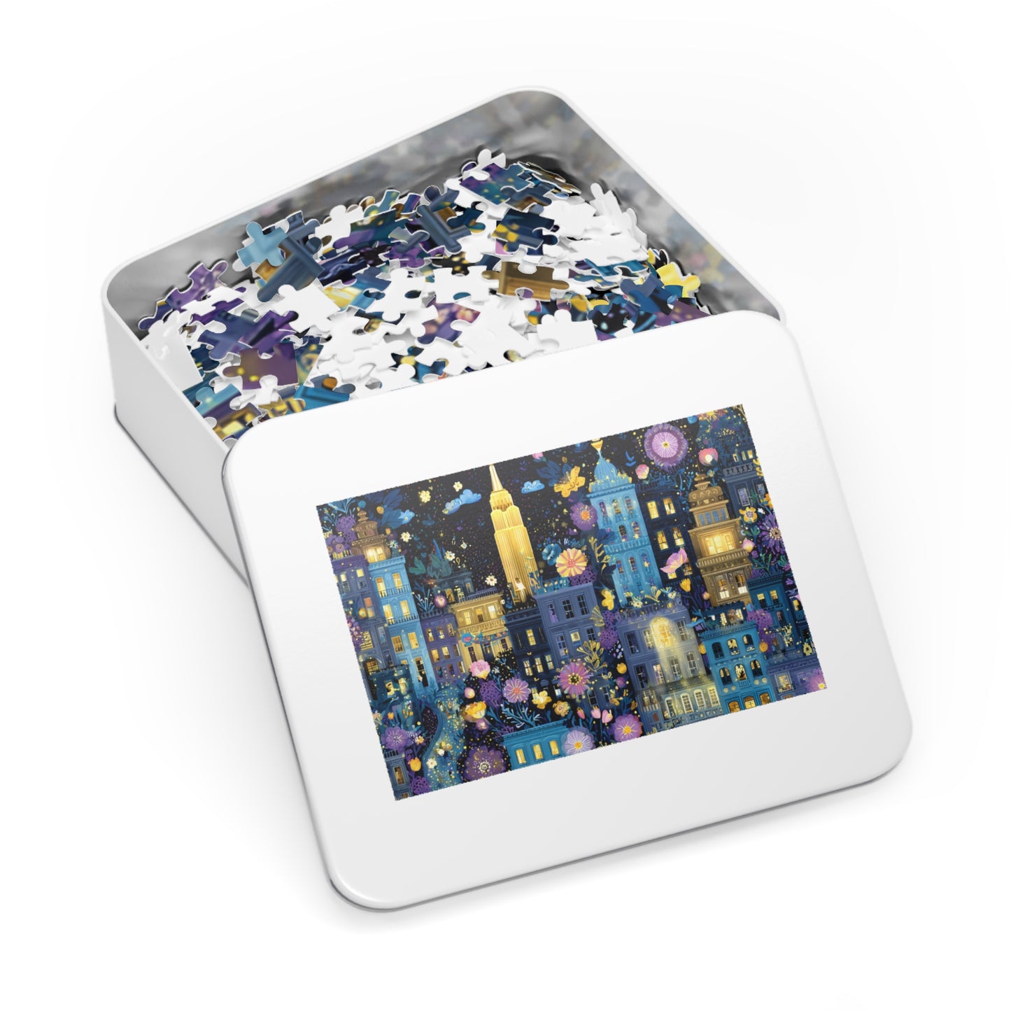 Whimsical New York City Puzzle – A Magical Adventure in the Big Apple-Puzzle with Tin