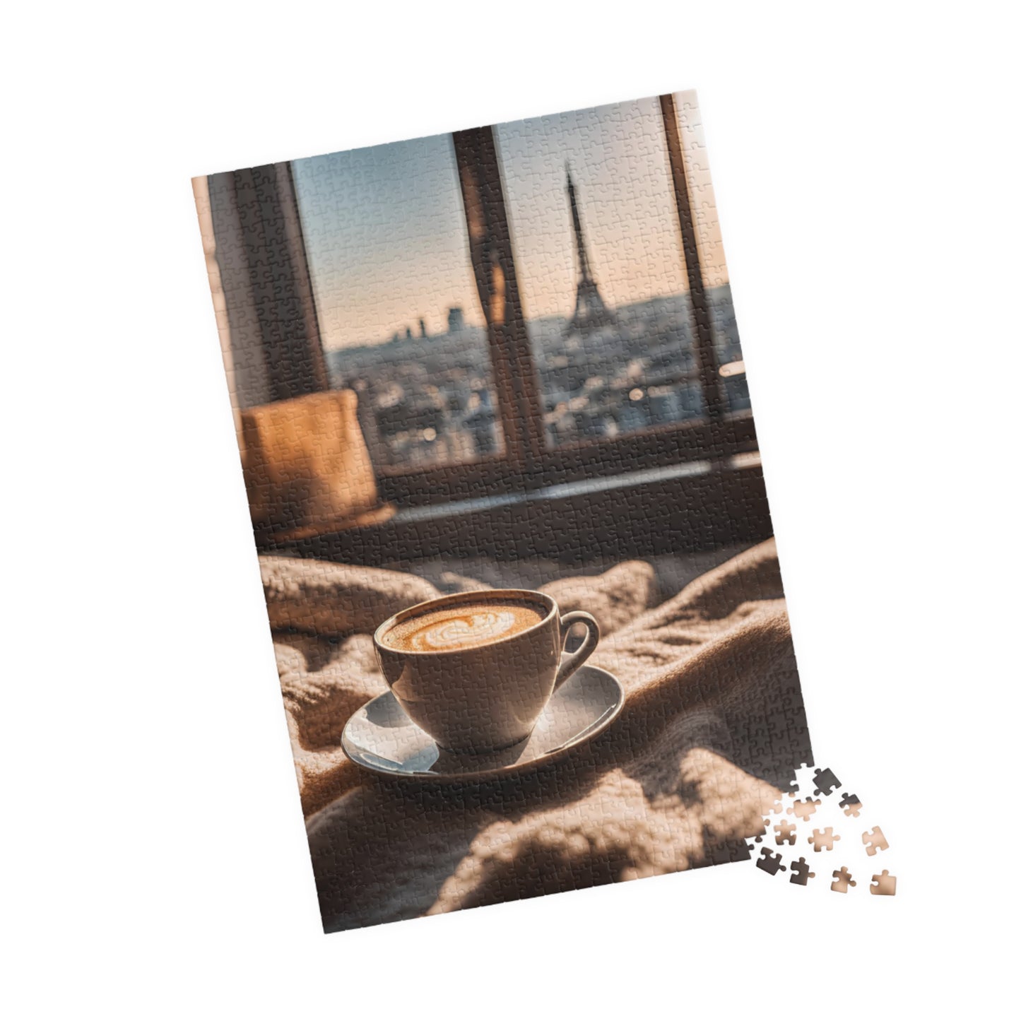 Cozy Parisian Morning Puzzle | 110 - 1014 pieces | Perfect Gift for Coffee Lovers, Travel Enthusiasts, Home Decor | Relaxing Activity