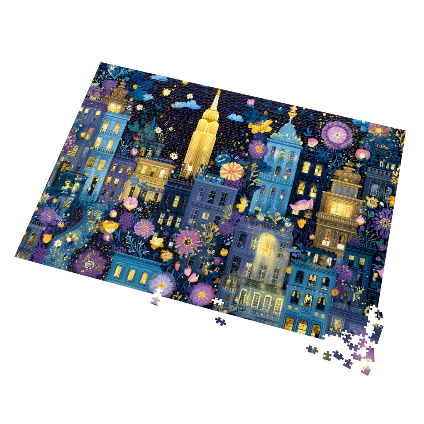 Whimsical New York City Puzzle – A Magical Adventure in the Big Apple-Puzzle with Tin