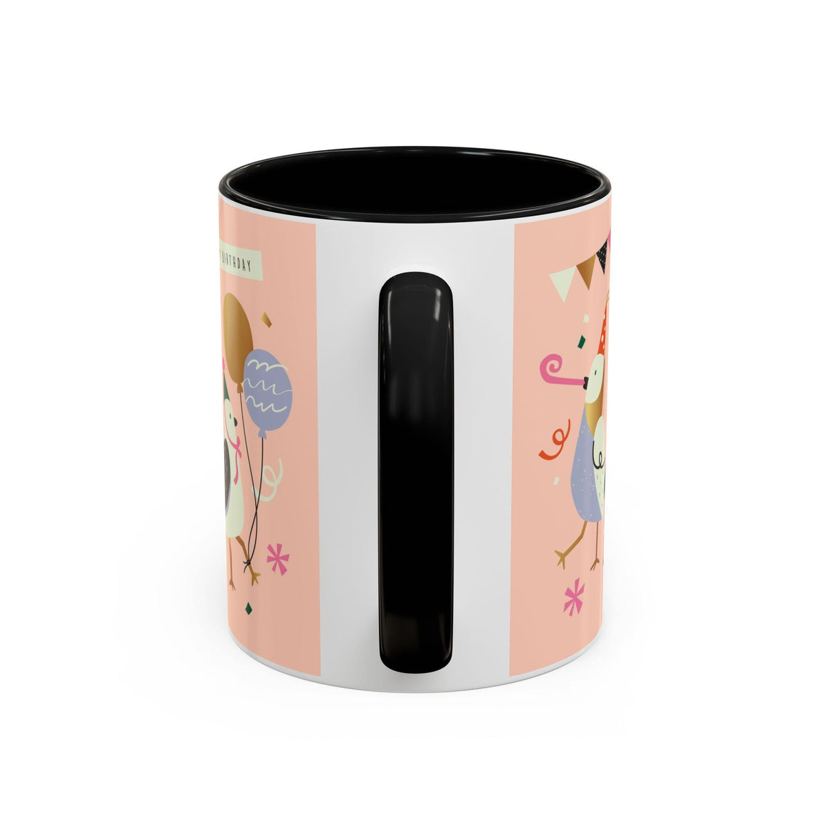 Birthday Celebration Mug, Fun Coffee Cup, Party Gift, Colorful Accent Mugs, Happy Birthday Accessory, Cheerful Drinkware