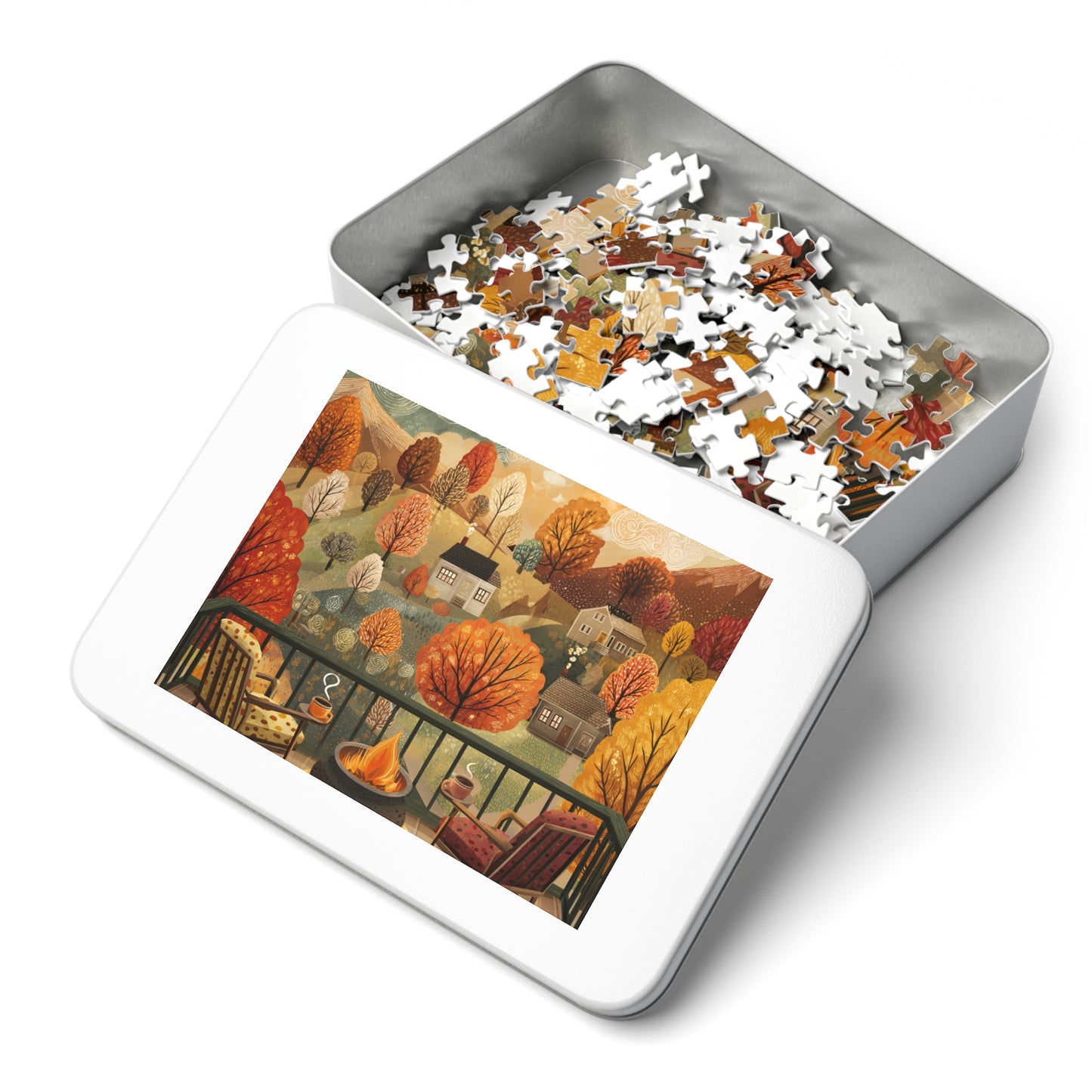 Autumn Cabin Jigsaw Puzzle