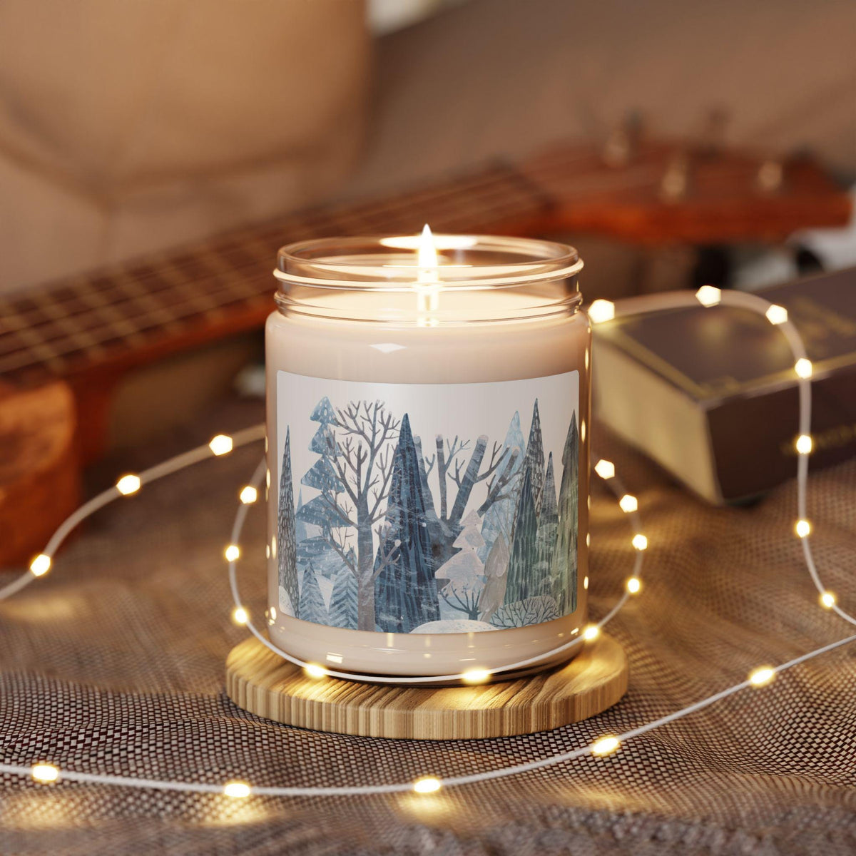 Cozy Winter Wonderland Scented Soy Candle, 9oz | Rustic Home Decor, Holiday Gift, Relaxation, Spa, Aromatherapy