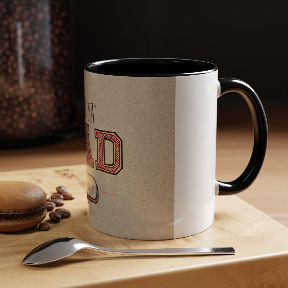Accent Coffee Mug for Dad - Father's Day Gift, Personalized Gifts for Dad, Unique Coffee Cup, Tea Mug, Dad Appreciation