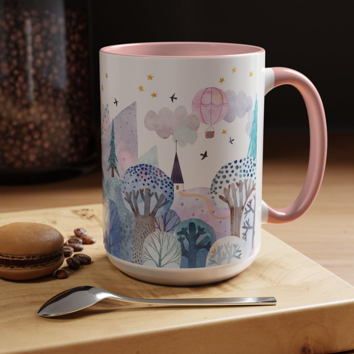Whimsical Forest Accent Coffee Mug - Enchanting Drinkware for Cozy Moments, Gift for Nature Lovers, Home Decor, Tea and Coffee [...]