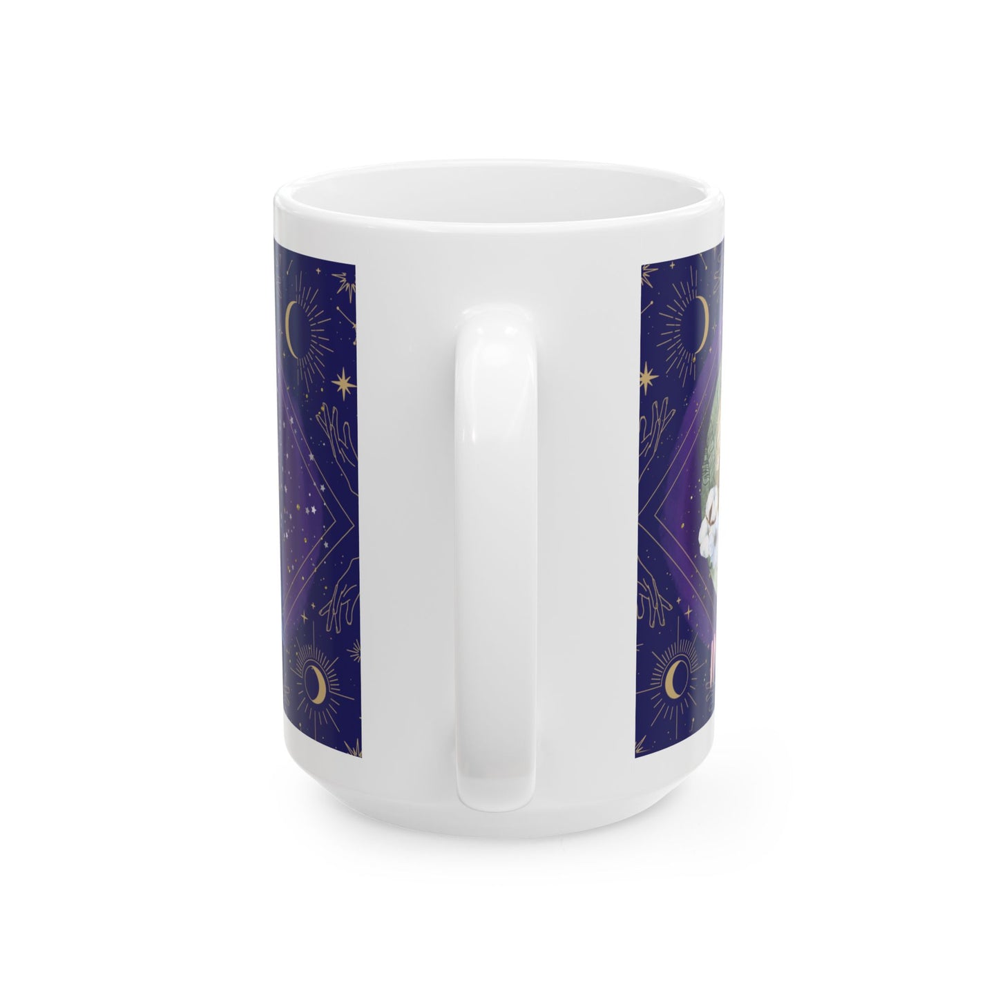 Third Eye Chakra Mug, Ethereal Chakra Collection, 6th Chakra, Intuition Mug, Spiritual Gift for Yoga & Meditation, 11oz, 15oz