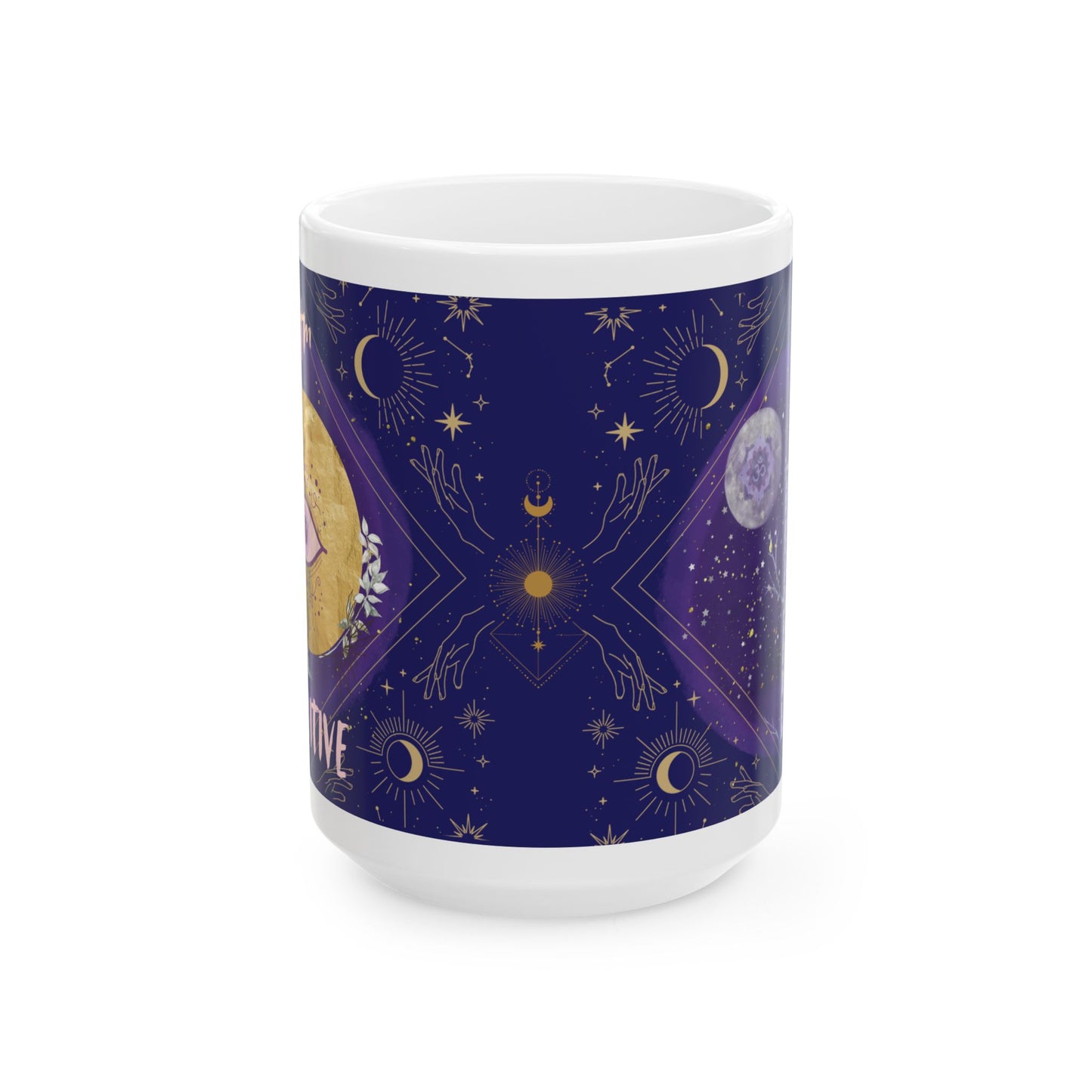 Third Eye Chakra Mug, Ethereal Chakra Collection, 6th Chakra, Intuition Mug, Spiritual Gift for Yoga & Meditation, 11oz, 15oz