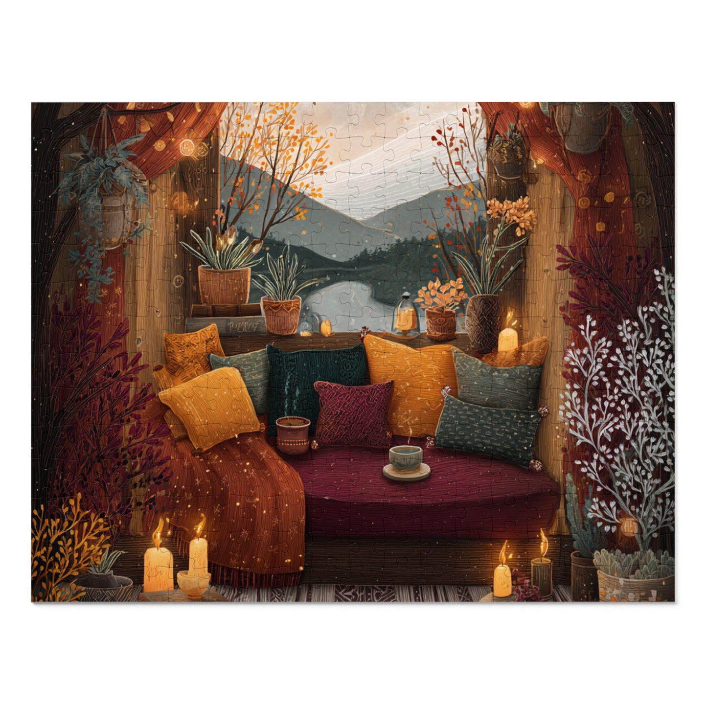 Cozy Fall Festival in the Countryside Jigsaw Puzzle – Fun Family Activity, Autumn Decor, Relaxing Indoor Game, Perfect Gift for Holidays & Birthdays