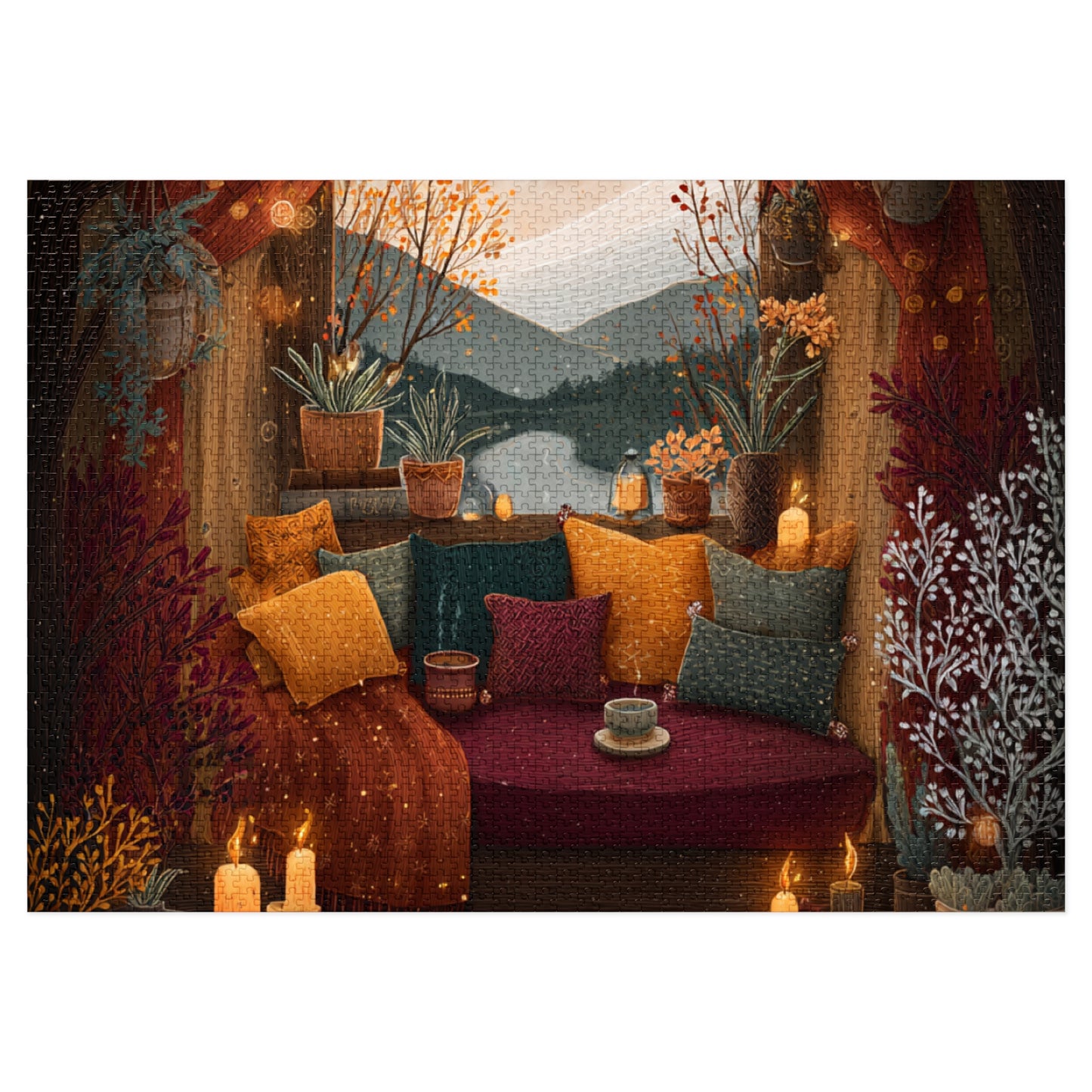 Cozy Fall Festival in the Countryside Jigsaw Puzzle – Fun Family Activity, Autumn Decor, Relaxing Indoor Game, Perfect Gift for Holidays & Birthdays