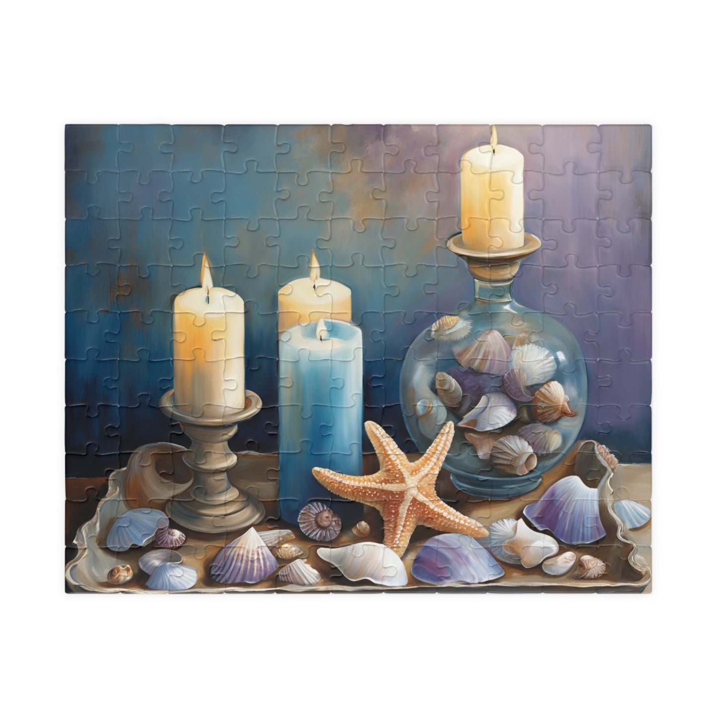 Serene Seaside Decor Puzzle | 110, 252, 520, 1014-piece | Relaxing Coastal Decor for Beach Lovers, Family Game Nights, Gifts