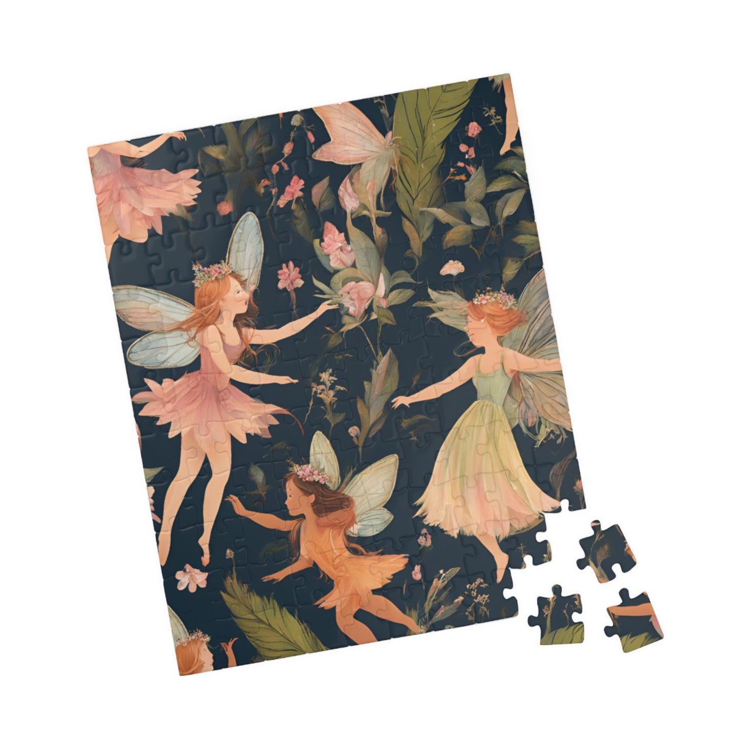 Midnight Fairy Party Puzzle - 110, 252, 520, 1014-piece | Magical Gift for Kids & Adults, Nature Lover Decor, Family Activity
