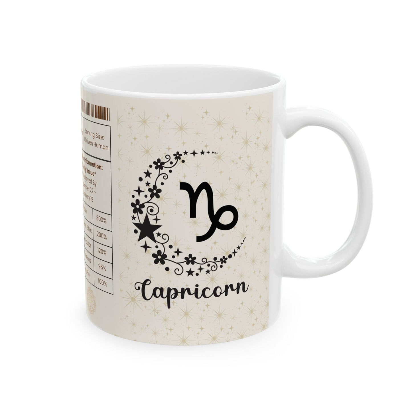 Capricorn Mug, Funny Astrology Gift, Horoscope Coffee Cup, Zodiac Ceramic Mug 11oz & 15oz, Birthday Gift for Capricorn, Astrology Lover Gift