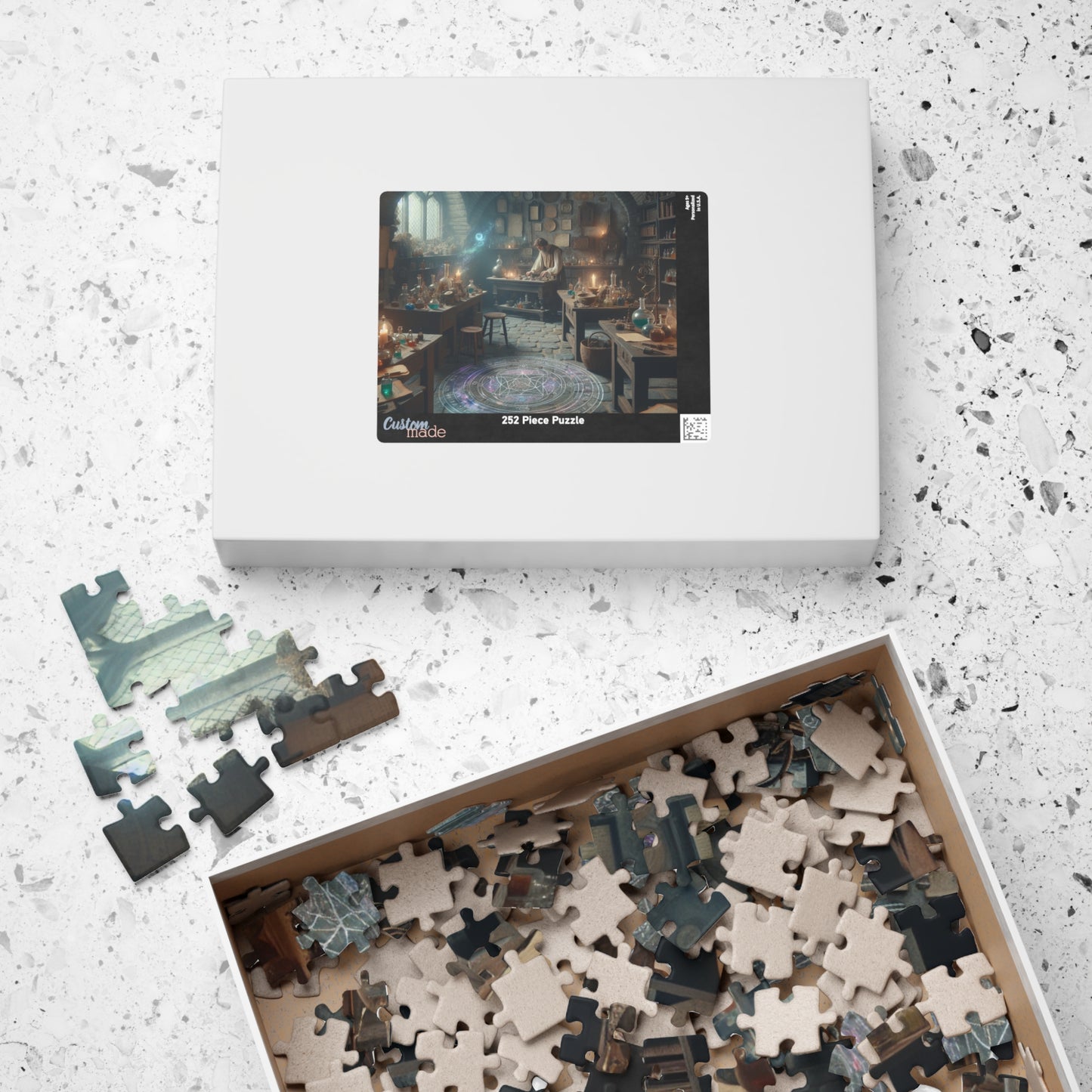 The Alchemists Enigma Puzzle (110, 252, 520, 1014-piece), Fantasy alchemist puzzle
