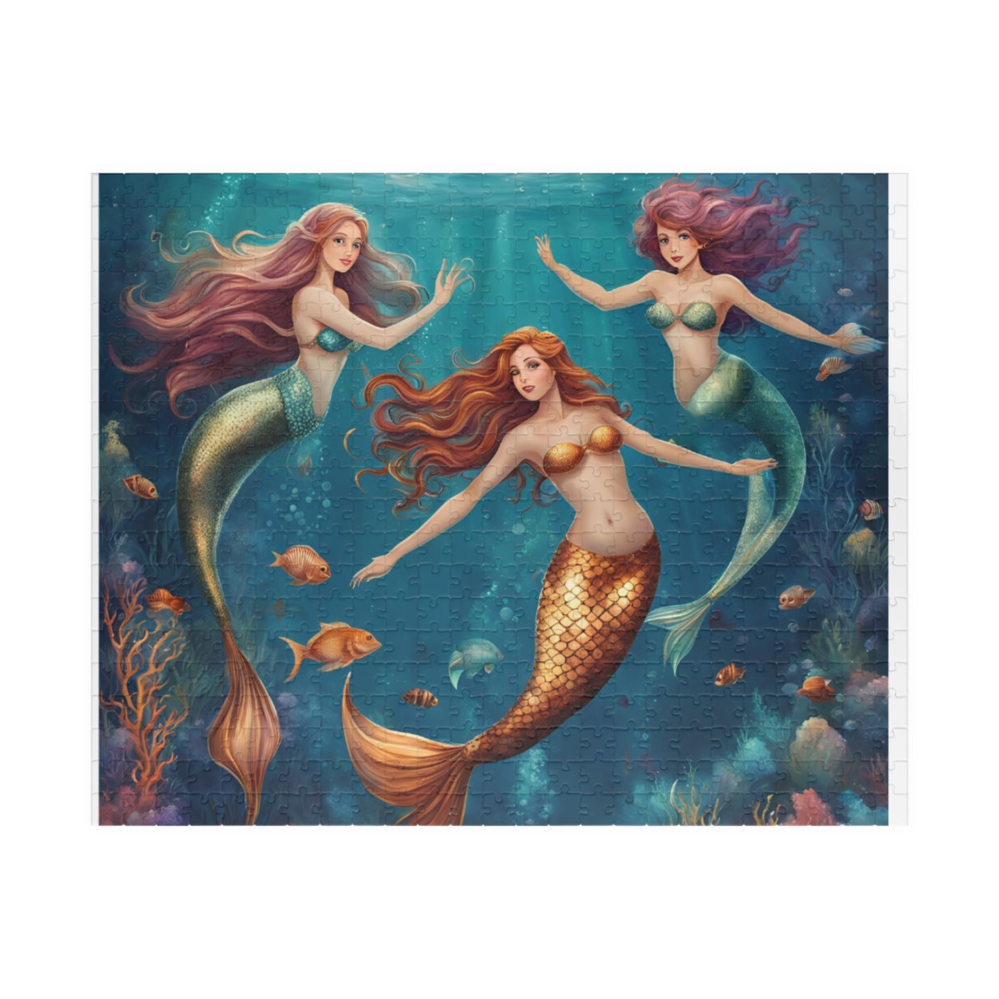 Elegant Mermaids of the Ocean - Enchanting Depths of the Ocean, Ideal Gift for Ocean Lovers