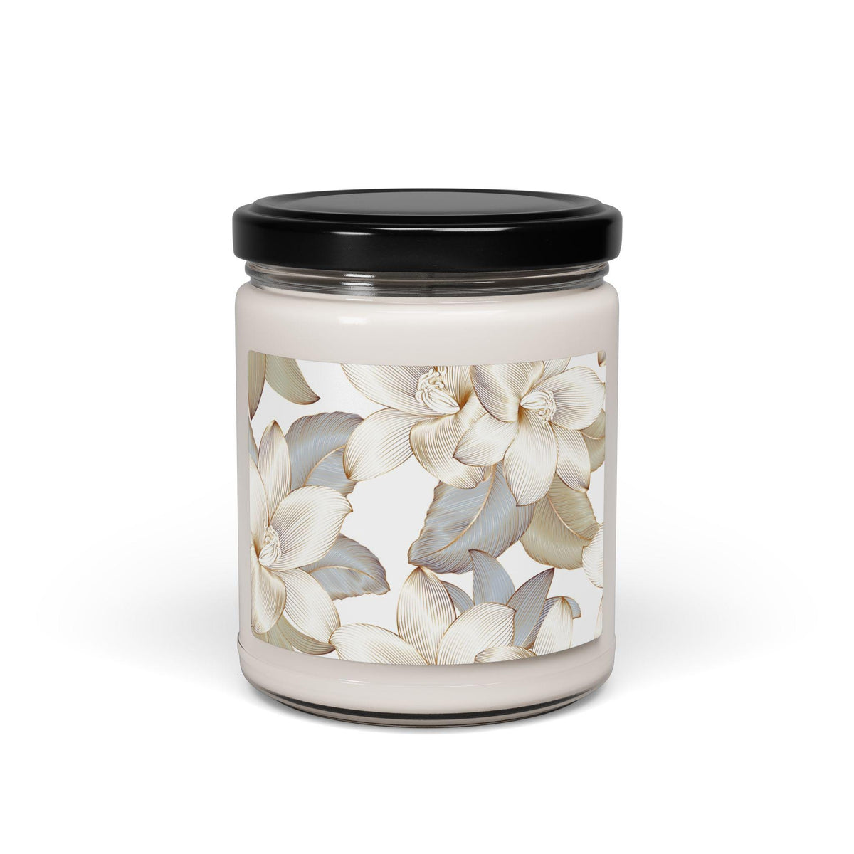 Floral Scented Soy Candle - Relaxing Aromatherapy, Home Décor Gift, Eco-Friendly Candle, Spa Experience, Floral Design