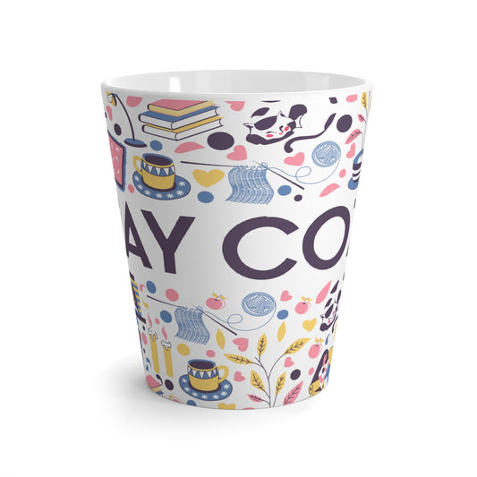 Cozy Latte Mug with Fun Designs, Perfect for Cuddly Nights, Gift for Crafters and Coffee Lovers, Stay Cozy Mug, Home Decor, Artisanal [...]