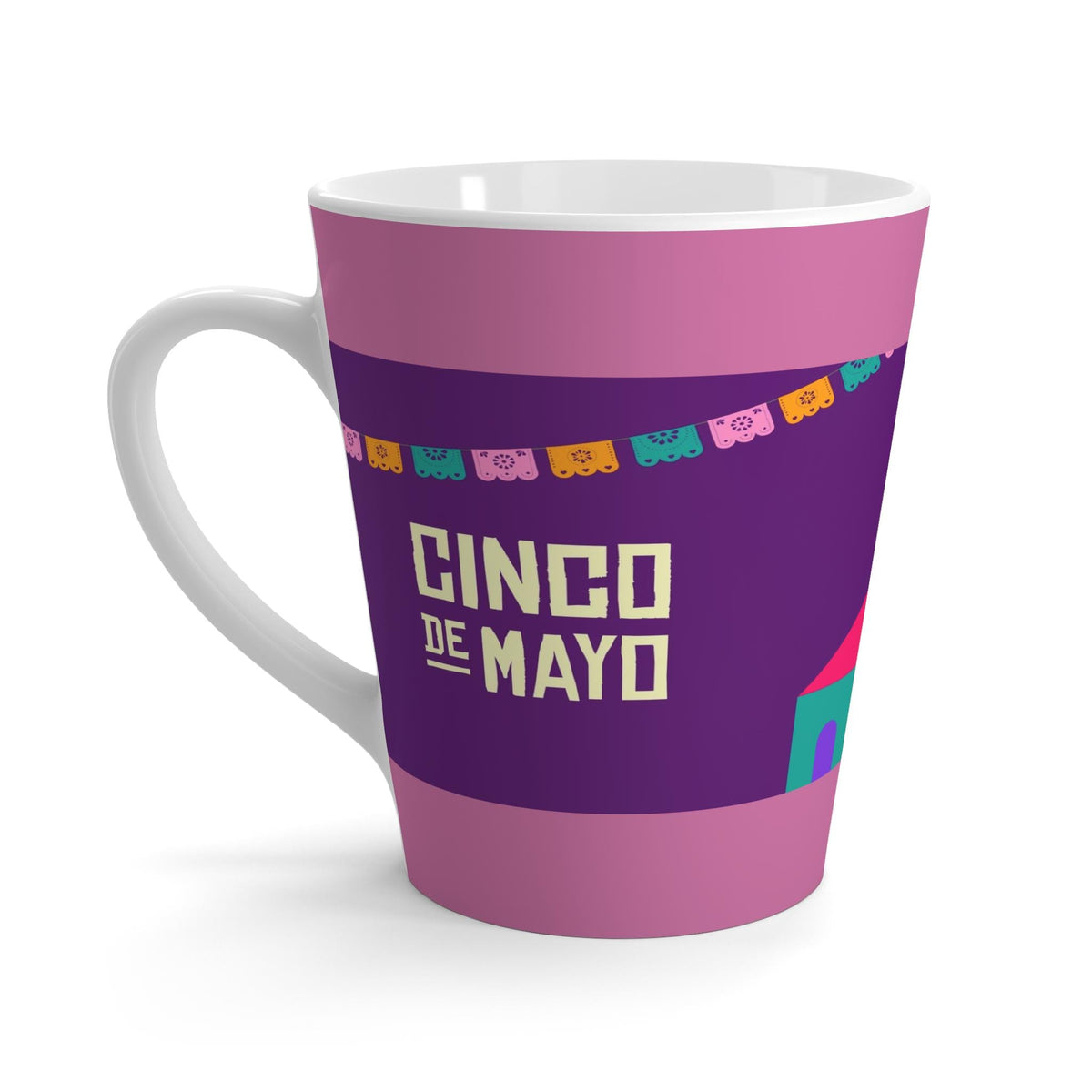 Cinco de Mayo Fiesta Mug, Colorful Celebration Cup with Festive Design, Perfect for Parties, Coffee, & Gifts, 12 oz