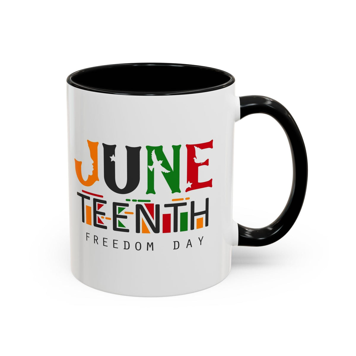 Juneteenth Coffee Mug, Colorful African American Celebration Cup, Black History Month Gift, Freedom Drinkware, Emancipation Day Present,