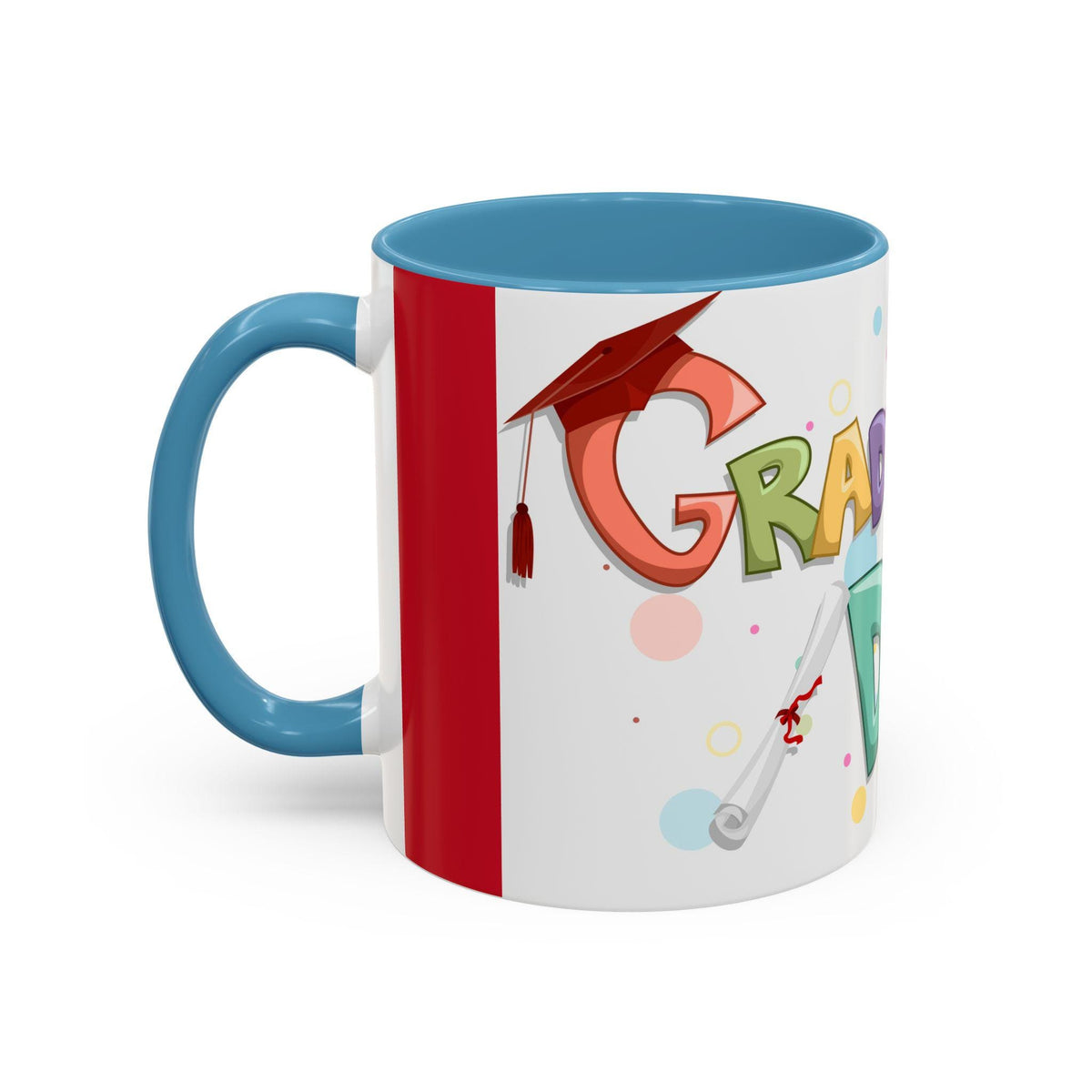 Graduation Celebration Coffee Mug, Colorful Mug, Graduation Gift, School Pride Mug, 11oz 15oz Coffee Cup