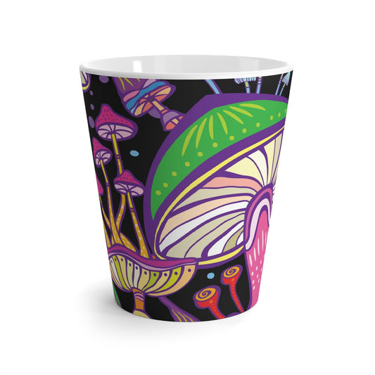 Colorful Mushroom Latte Mug - Bohemian Kitchen Decor, Unique Gift for Mushroom Lovers, Fun Coffee Cup, Psychedelic Drinkware, Nature [...]