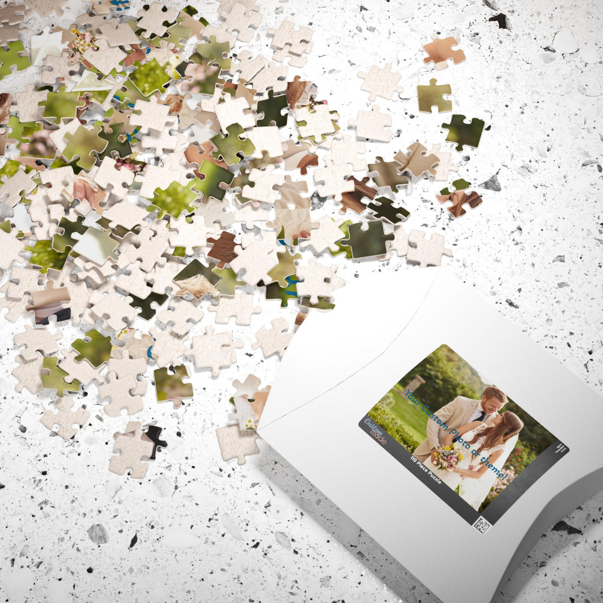 Custom Photo Puzzle - Personalized Photo Puzzle, Photo Puzzle Wedding Gift, Photo Puzzle Anniversary Gift, 110, 252, 520, 1014 Piece Puzzle