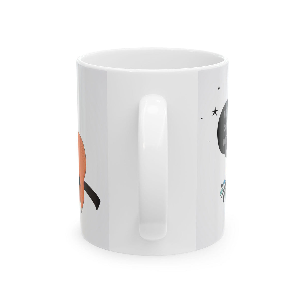 Charming Sloth Mug - Perfect Gift for Coffee Lovers, Cute Animal Gift, Unique Gift for Sloth Lovers. 11oz and 15 oz mugs