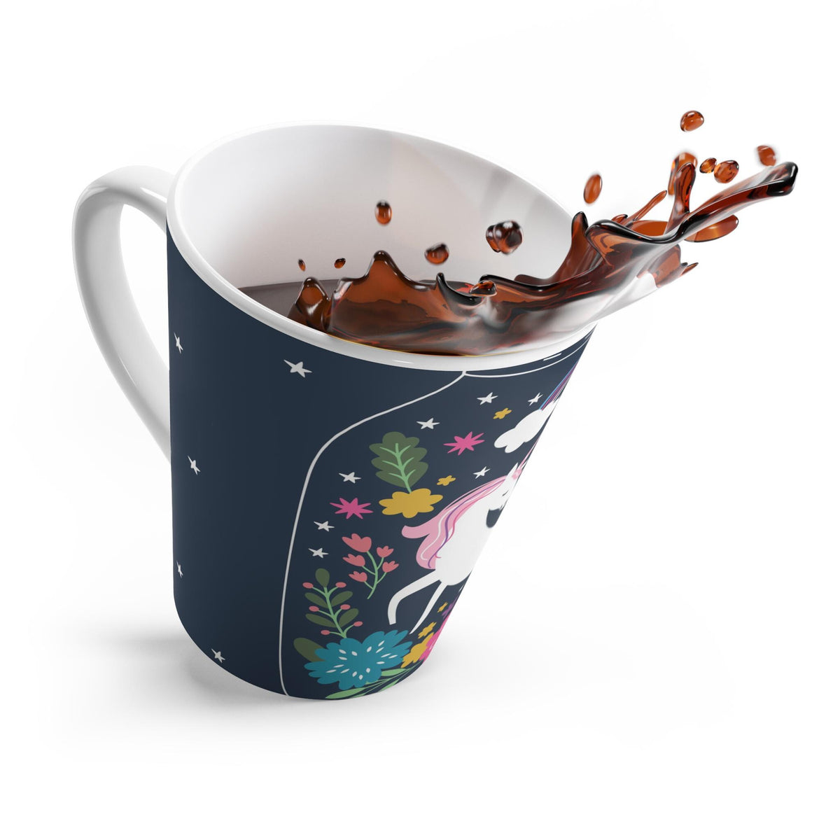 Whimsical Unicorn Latte Mug - Magical Drinkware for Coffee Lovers, Gifts for Unicorn Fans, Cozy Home Decor, Perfect for Birthdays